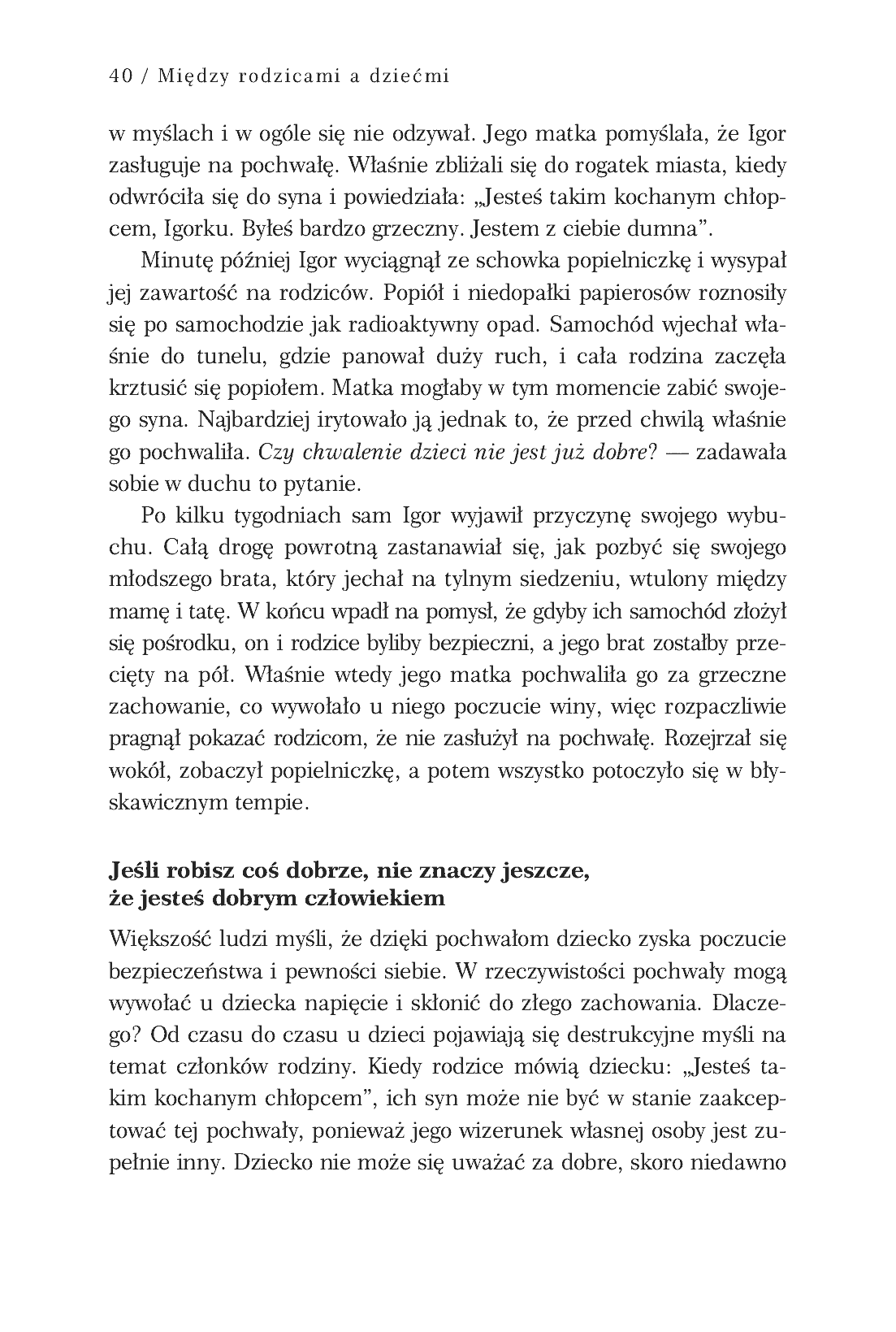 Fragment „Między rodzicami a dziećmi. Przyjazne kontakty z pociechami” — strona 5 z 29