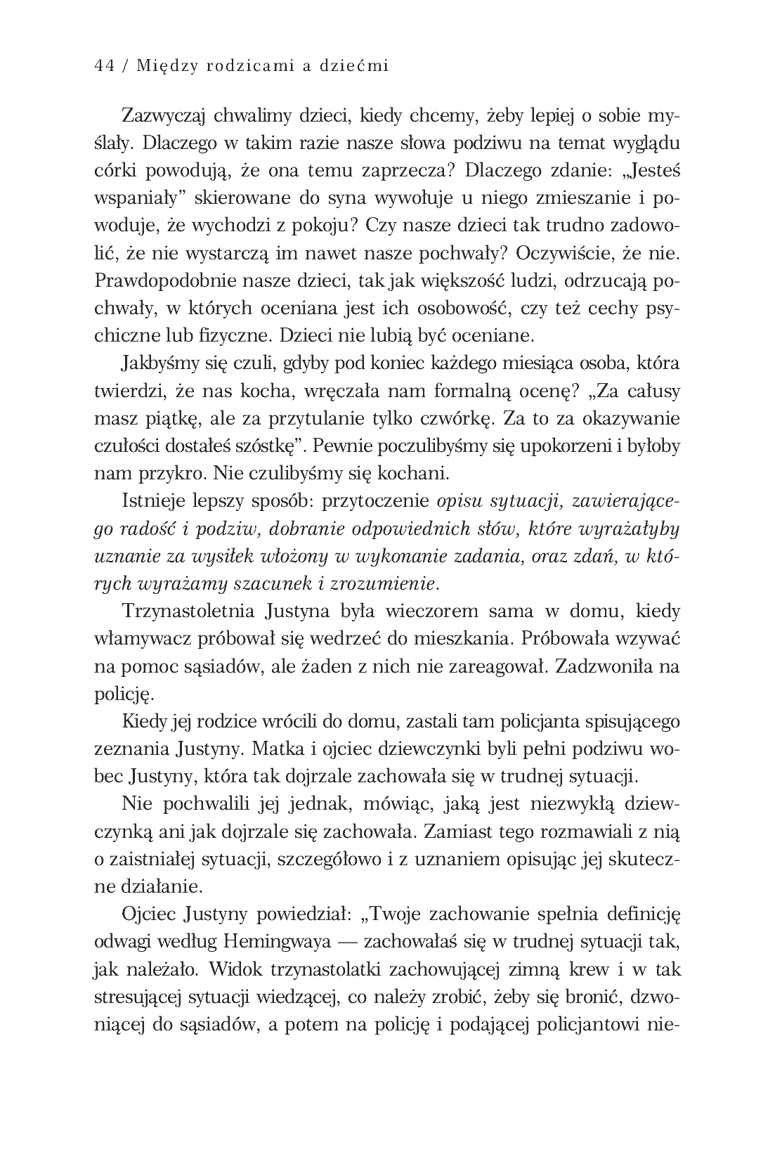 Fragment „Między rodzicami a dziećmi. Przyjazne kontakty z pociechami” — strona 9 z 29
