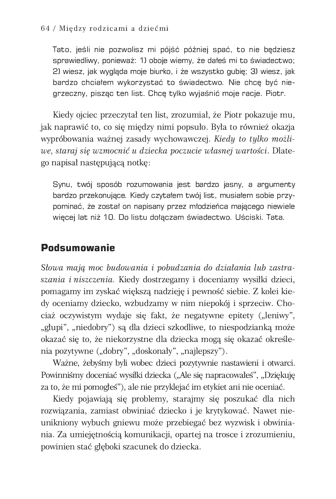 Fragment „Między rodzicami a dziećmi. Przyjazne kontakty z pociechami” — strona 29 z 29