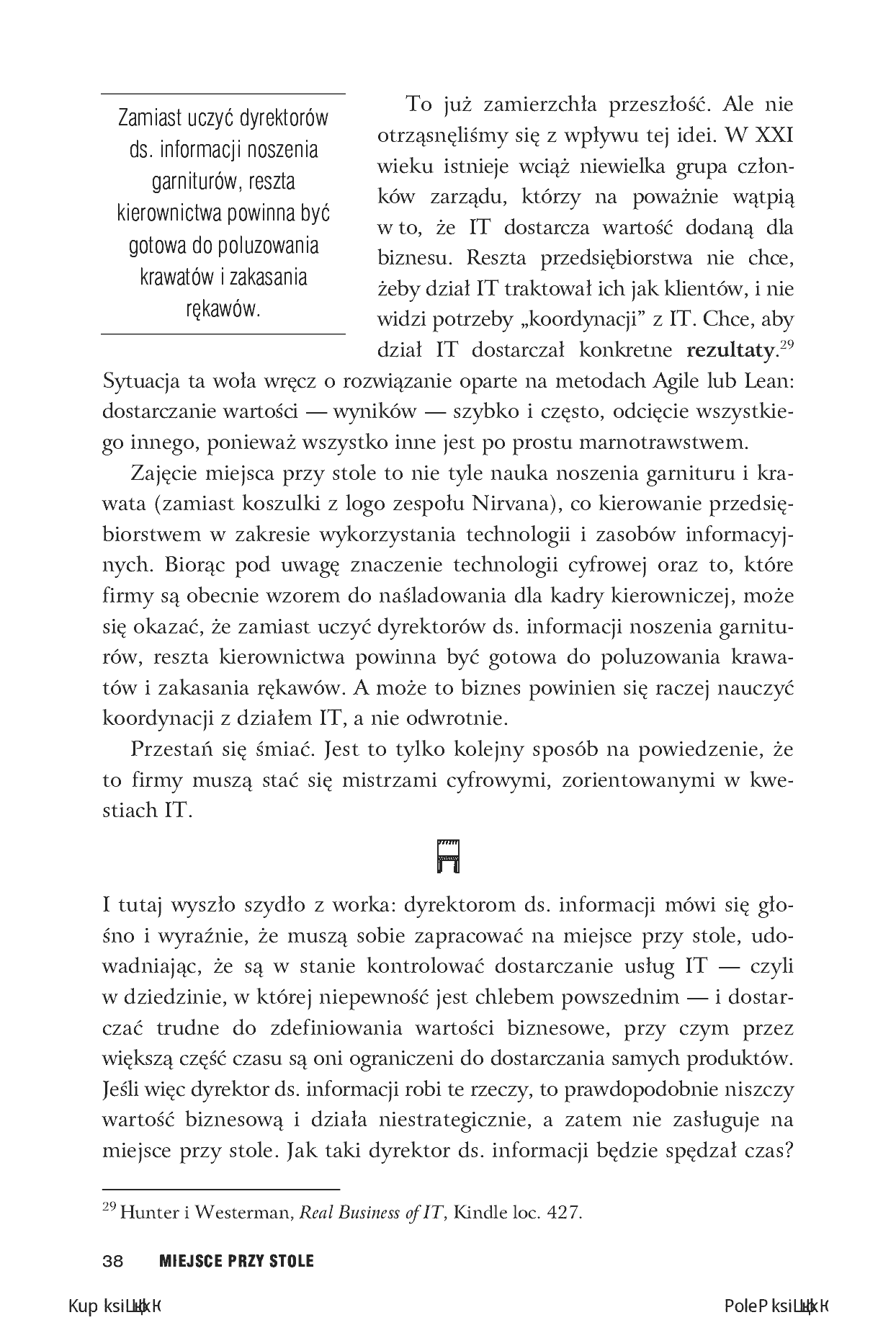 Fragment „Miejsce przy stole. Przywództwo w IT w czasach Agile” — strona 20 z 30