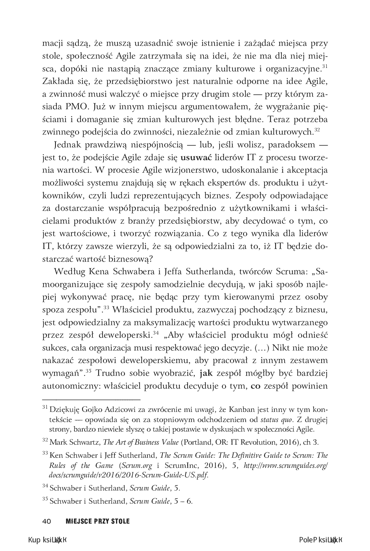 Fragment „Miejsce przy stole. Przywództwo w IT w czasach Agile” — strona 22 z 30