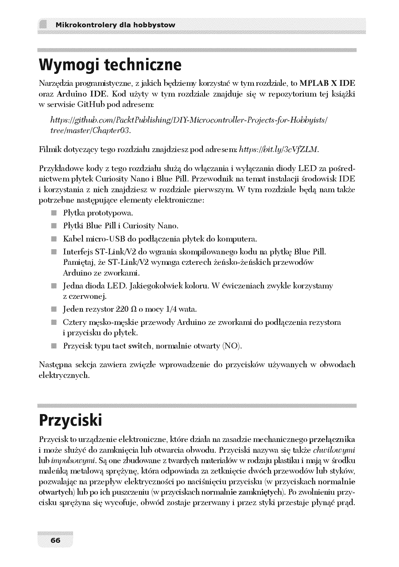 Fragment „Mikrokontrolery dla hobbystów. Projekty DIY w języku C i C++” — strona 10 z 26