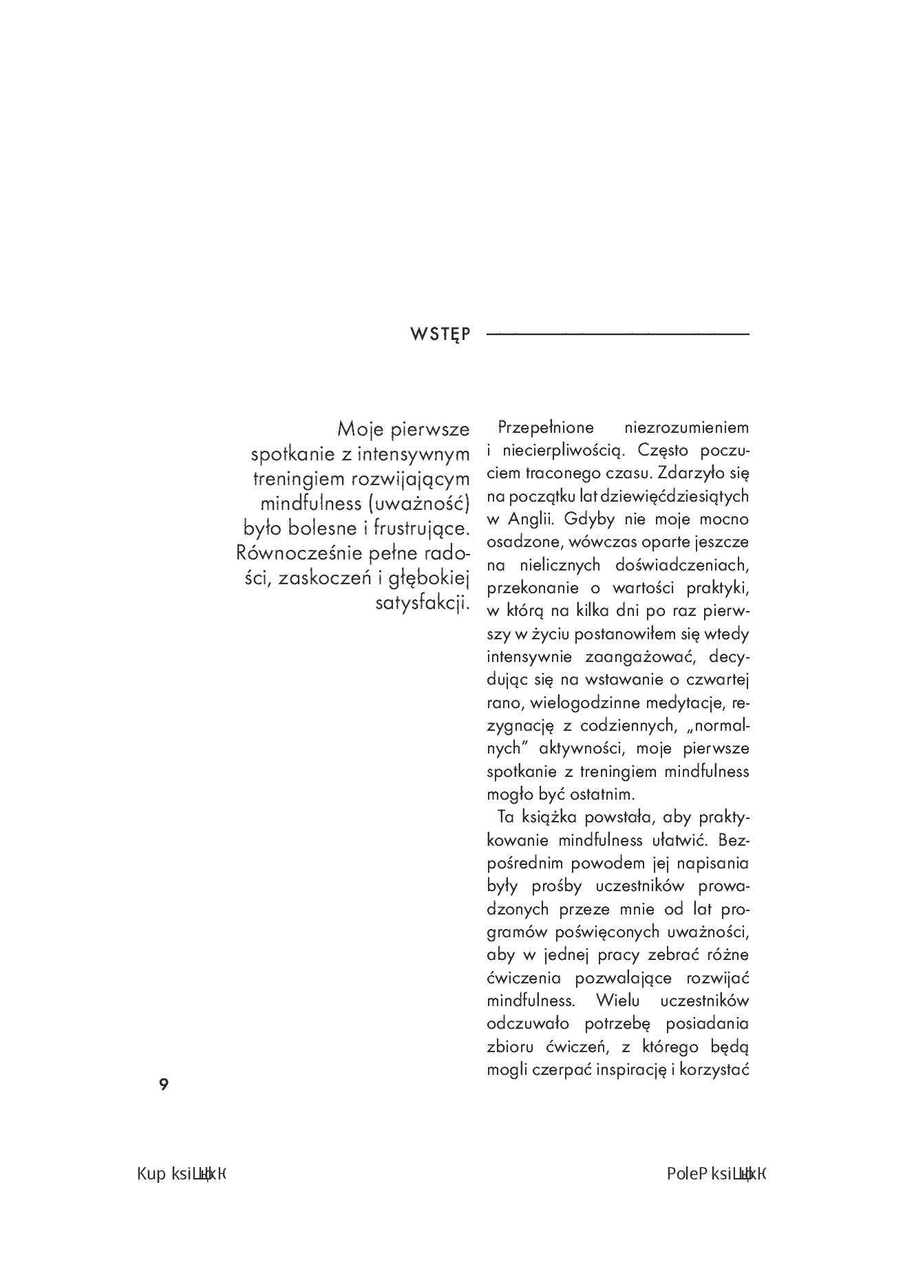 Fragment „Mindfulness znaczy sati. 25 ćwiczeń rozwijających mindfulness” — strona 5 z 10