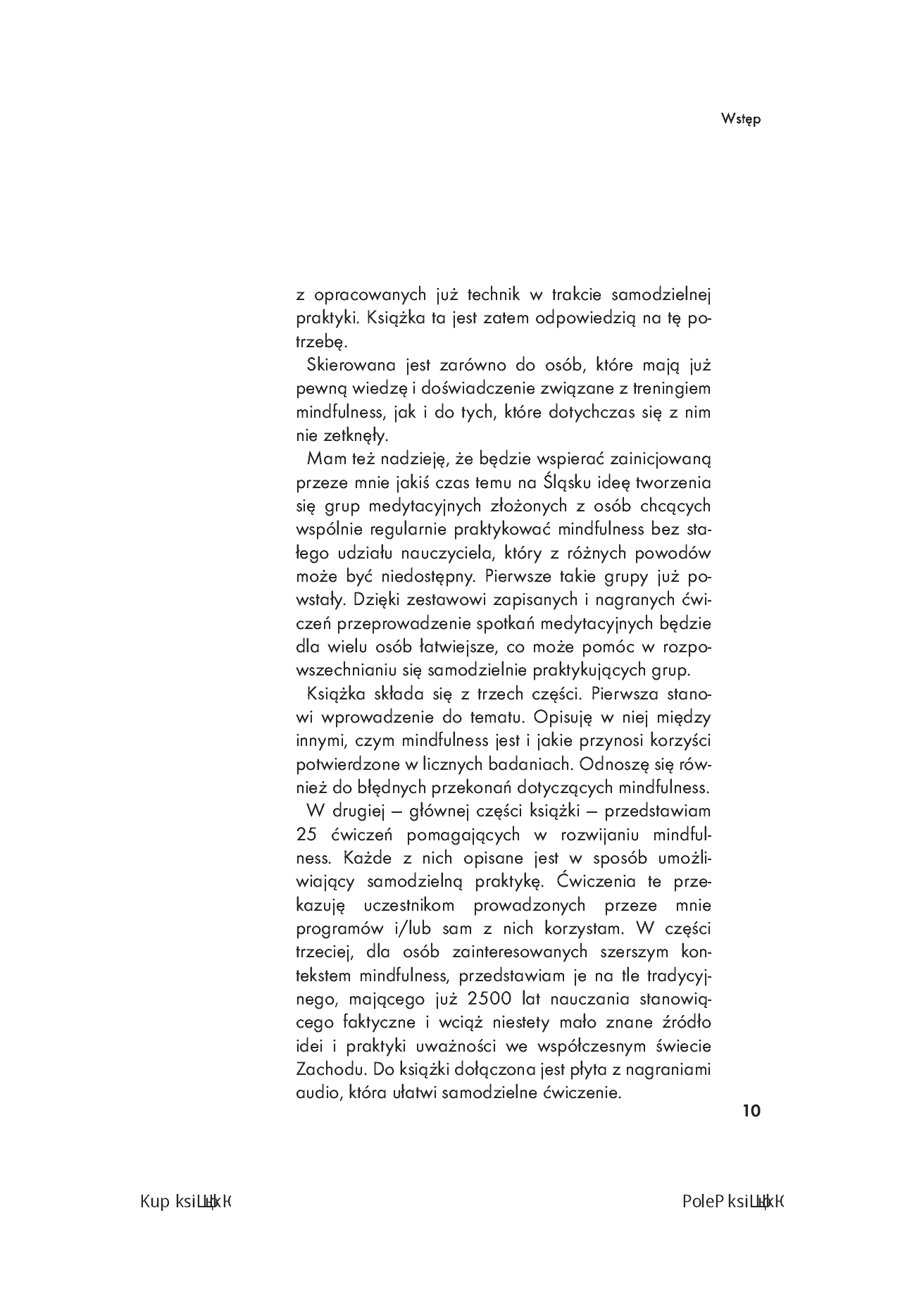 Fragment „Mindfulness znaczy sati. 25 ćwiczeń rozwijających mindfulness” — strona 6 z 10