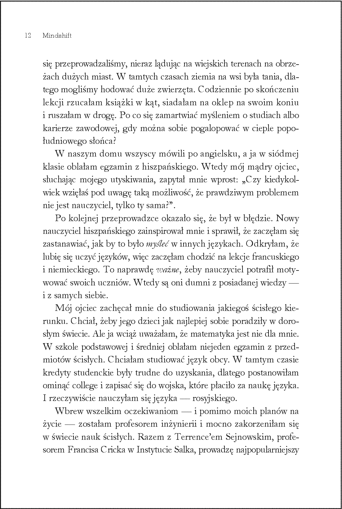 Fragment „Mindshift. Zmień sposób myślenia i odkryj swój prawdziwy potencjał” — strona 8 z 26
