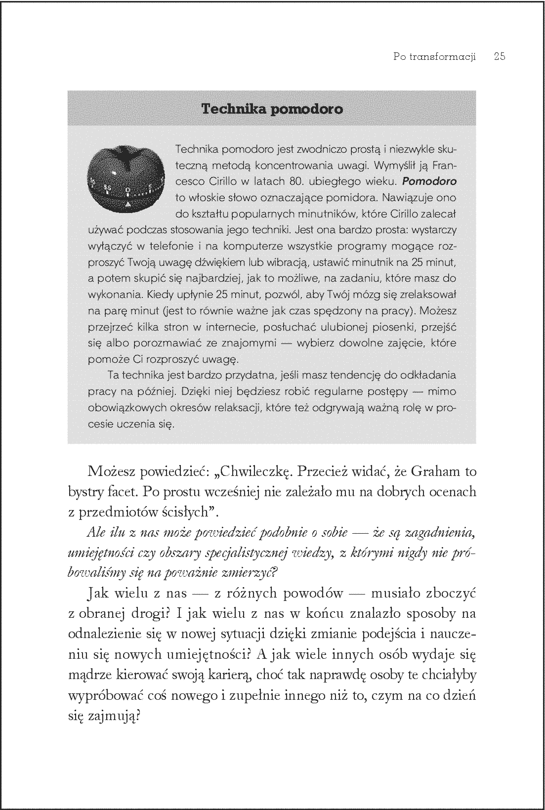 Fragment „Mindshift. Zmień sposób myślenia i odkryj swój prawdziwy potencjał” — strona 21 z 26