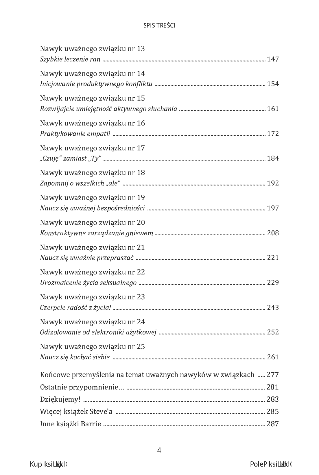 Fragment „Mindfulness w związku. 25 nawyków, które zwiększają intymność, pielęgnują bliskość i pogłębiają więzi” — strona 4 z 28