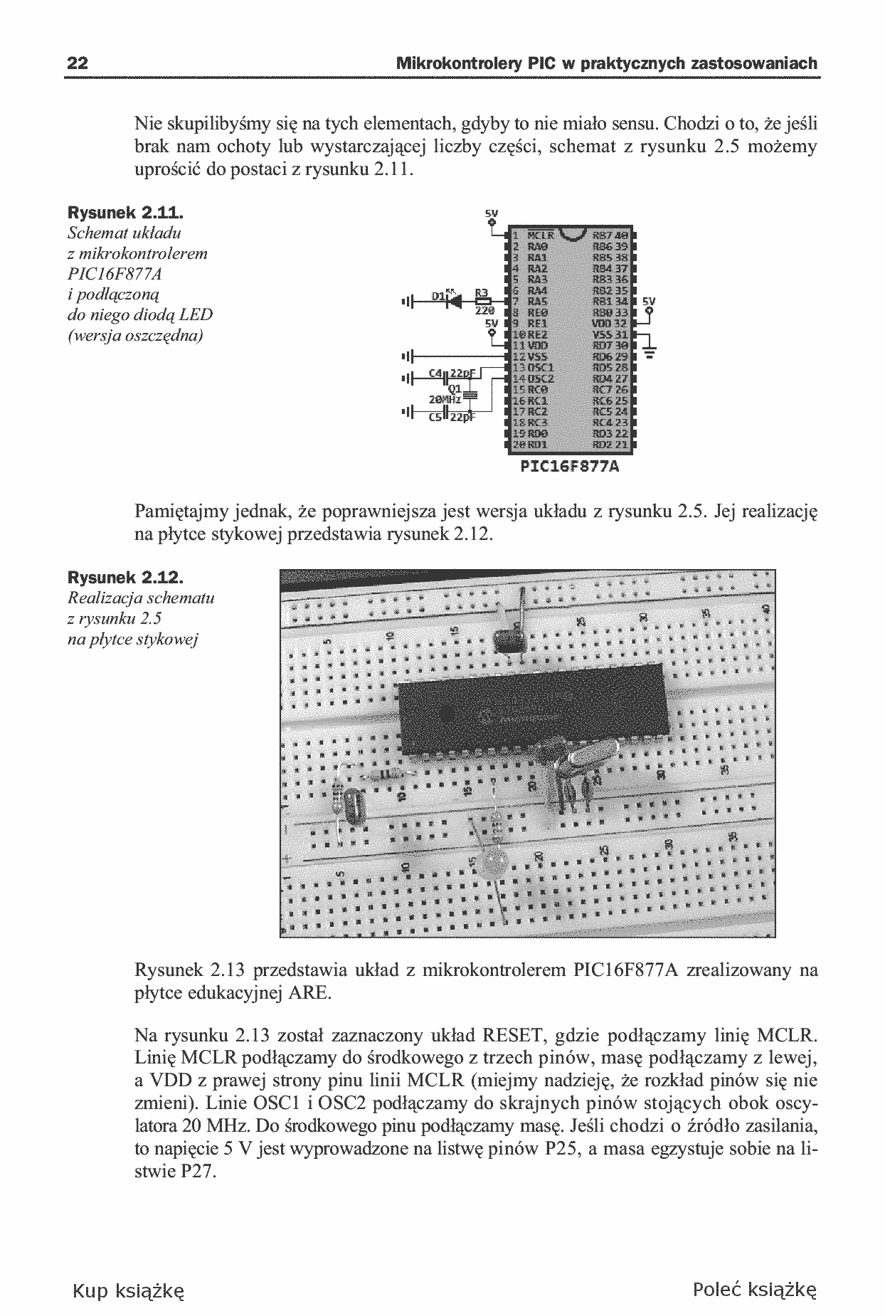 Fragment „Mikrokontrolery PIC w praktycznych zastosowaniach” — strona 12 z 30