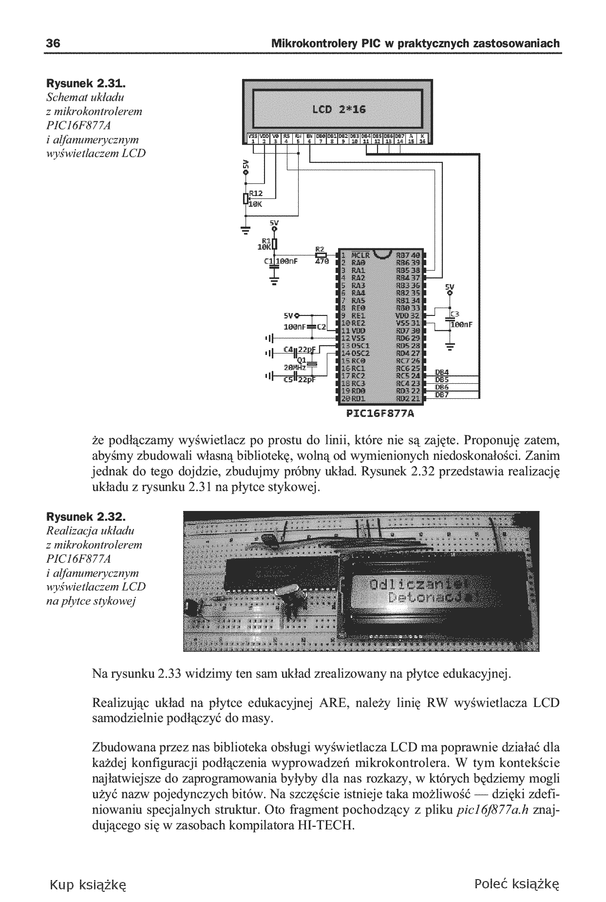 Fragment „Mikrokontrolery PIC w praktycznych zastosowaniach” — strona 26 z 30