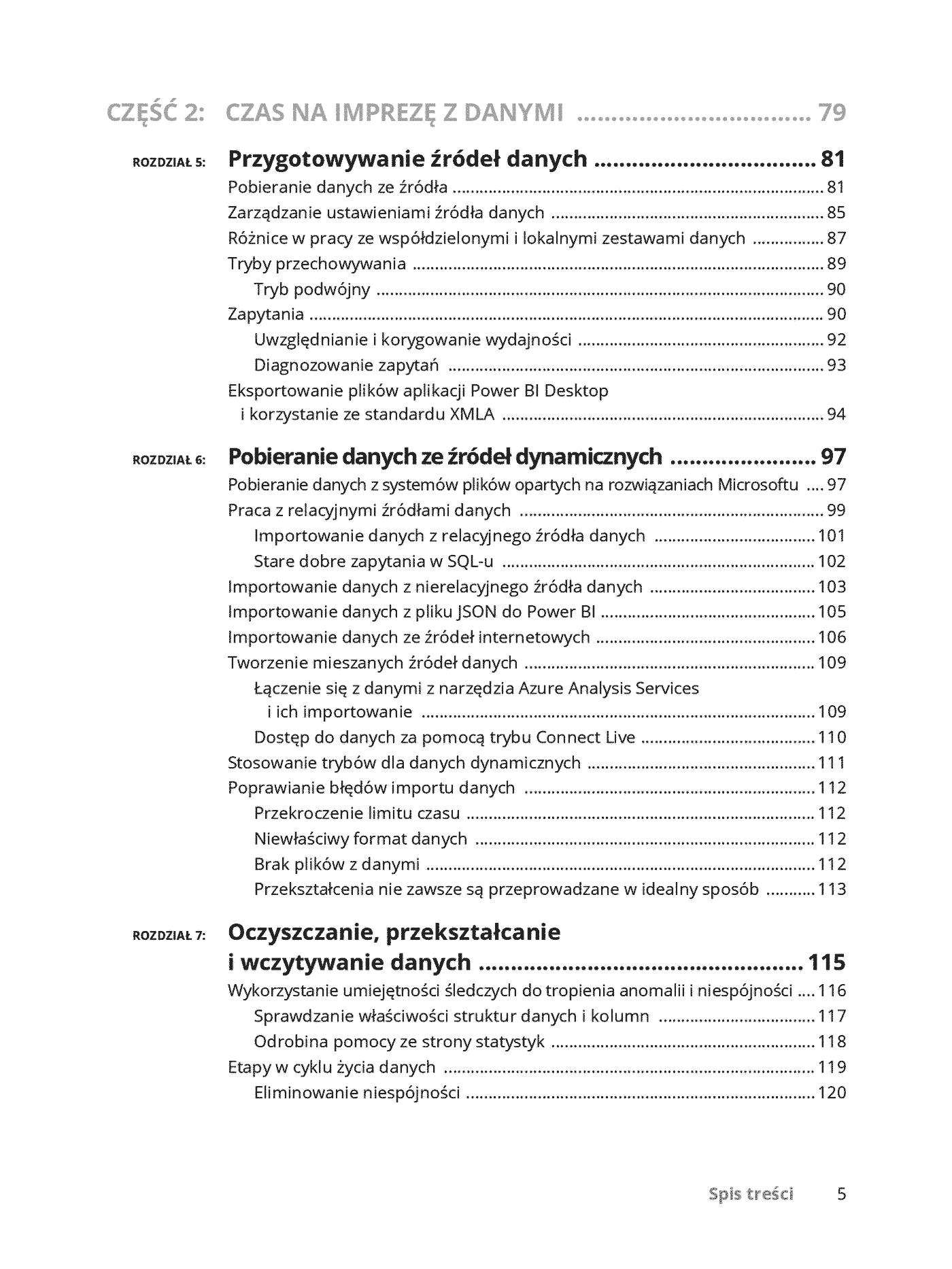 Fragment „Microsoft Power BI dla bystrzaków” — strona 5 z 30