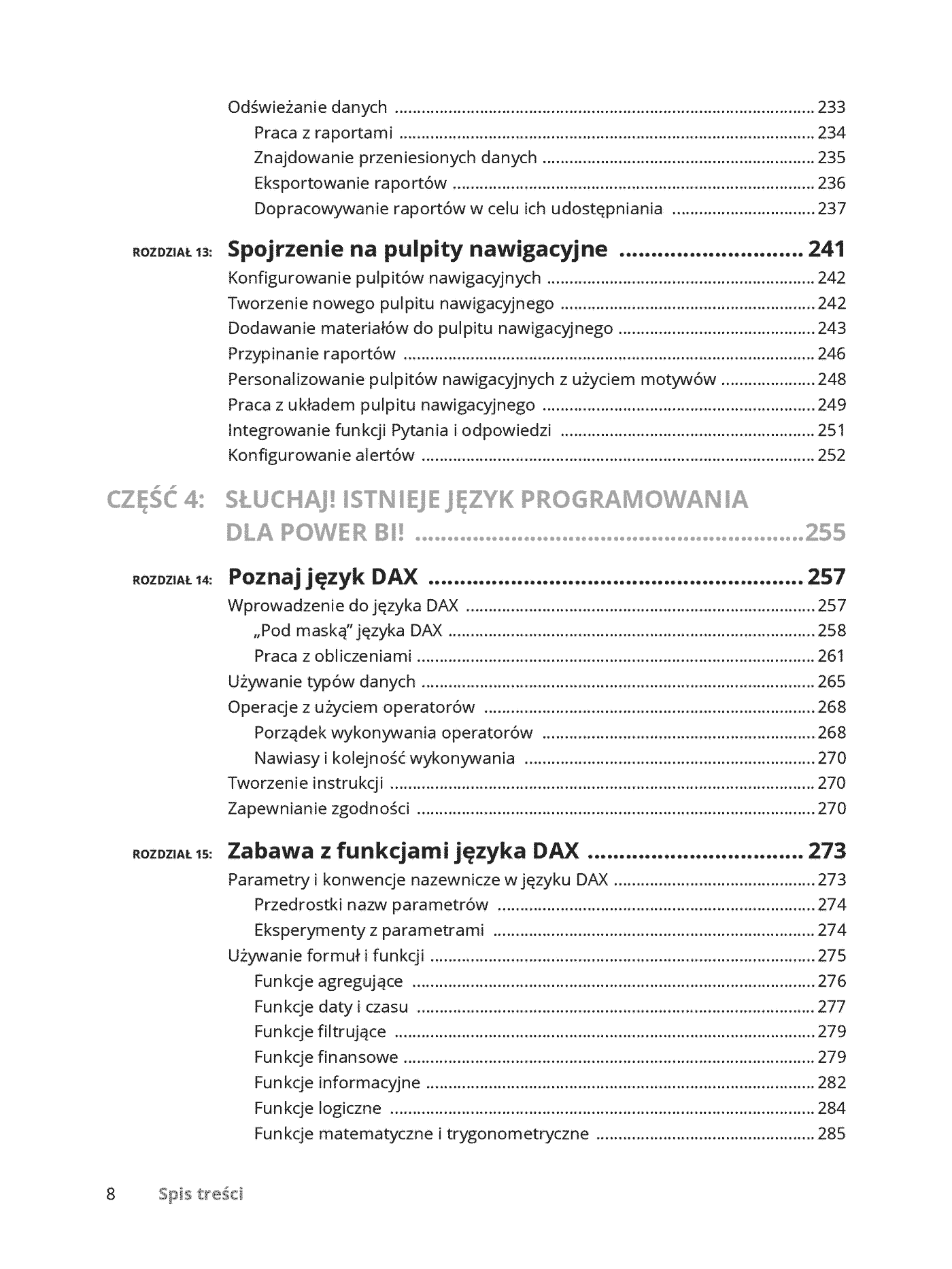 Fragment „Microsoft Power BI dla bystrzaków” — strona 8 z 30