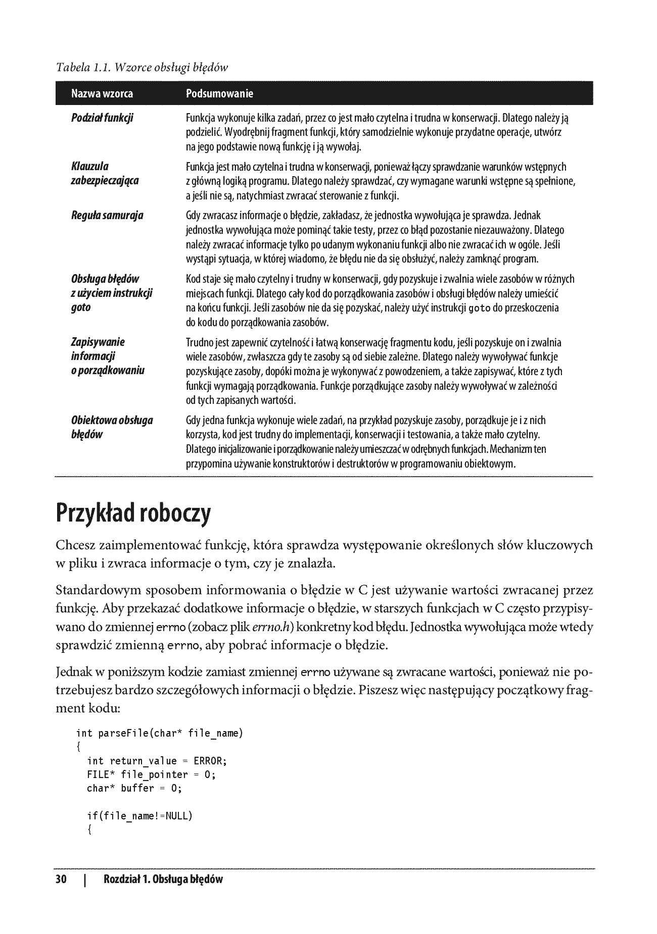 Fragment „Mistrz języka C. Najlepsze zasady, praktyki i wzorce” — strona 14 z 30