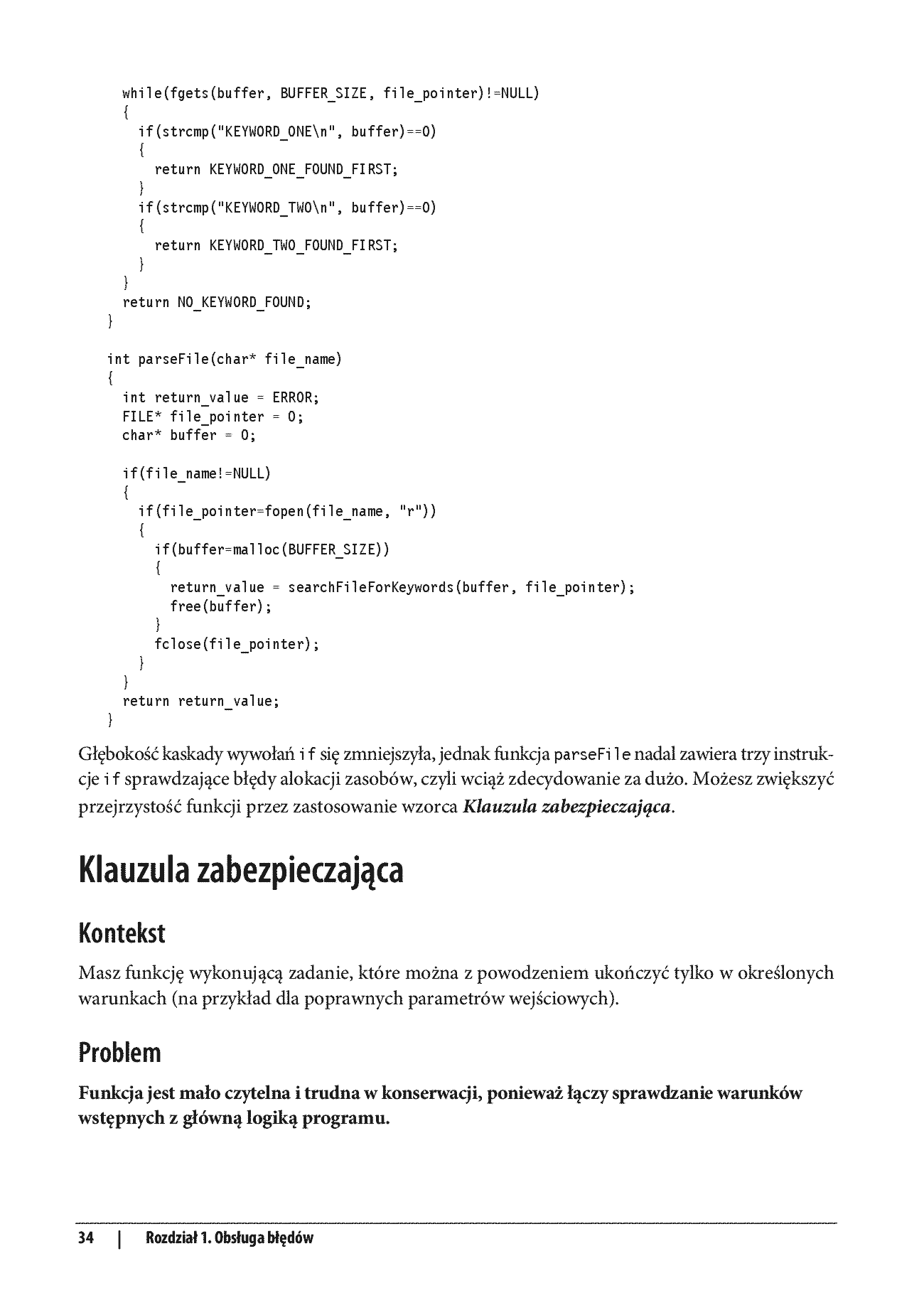 Fragment „Mistrz języka C. Najlepsze zasady, praktyki i wzorce” — strona 18 z 30