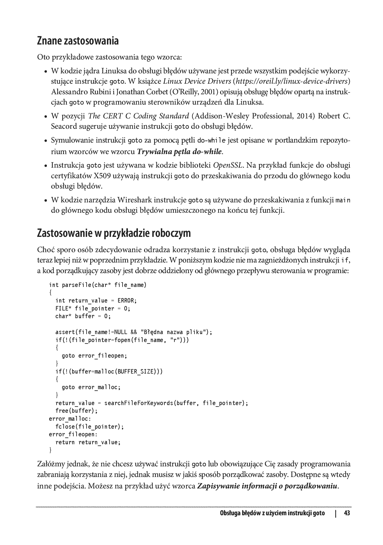 Fragment „Mistrz języka C. Najlepsze zasady, praktyki i wzorce” — strona 27 z 30