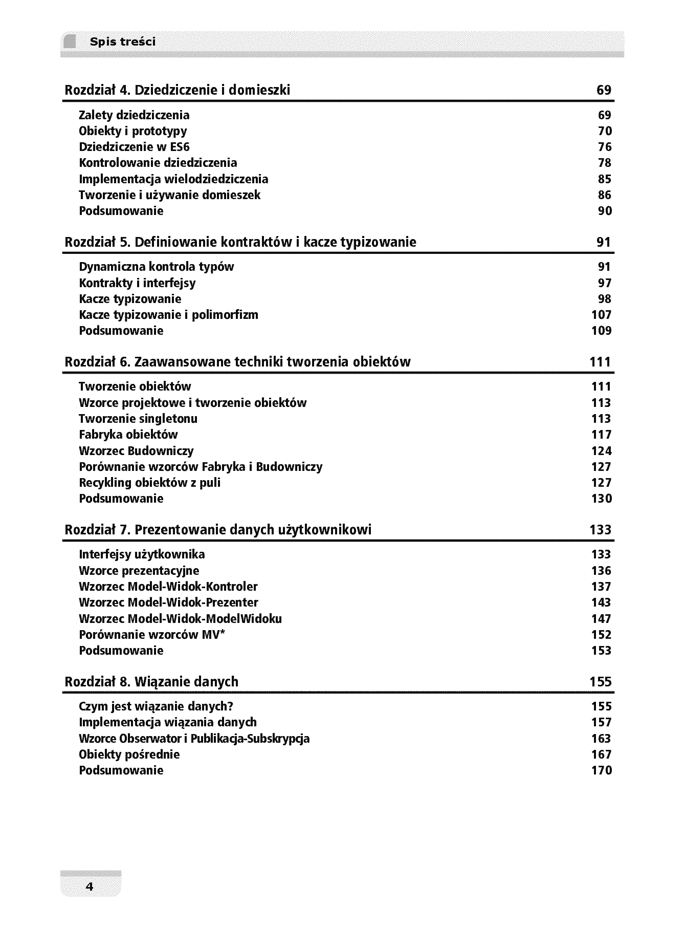 Fragment „Mistrzowski JavaScript. Programowanie zorientowane obiektowo” — strona 4 z 30