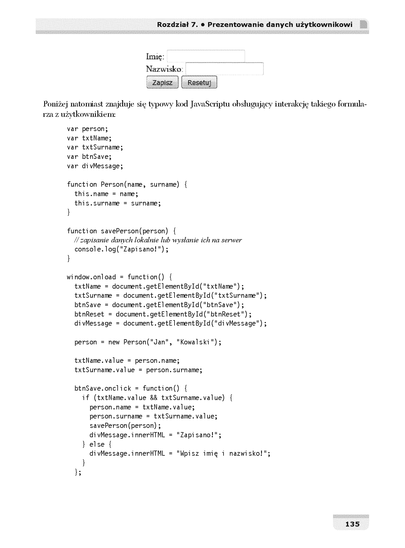 Fragment „Mistrzowski JavaScript. Programowanie zorientowane obiektowo” — strona 9 z 30