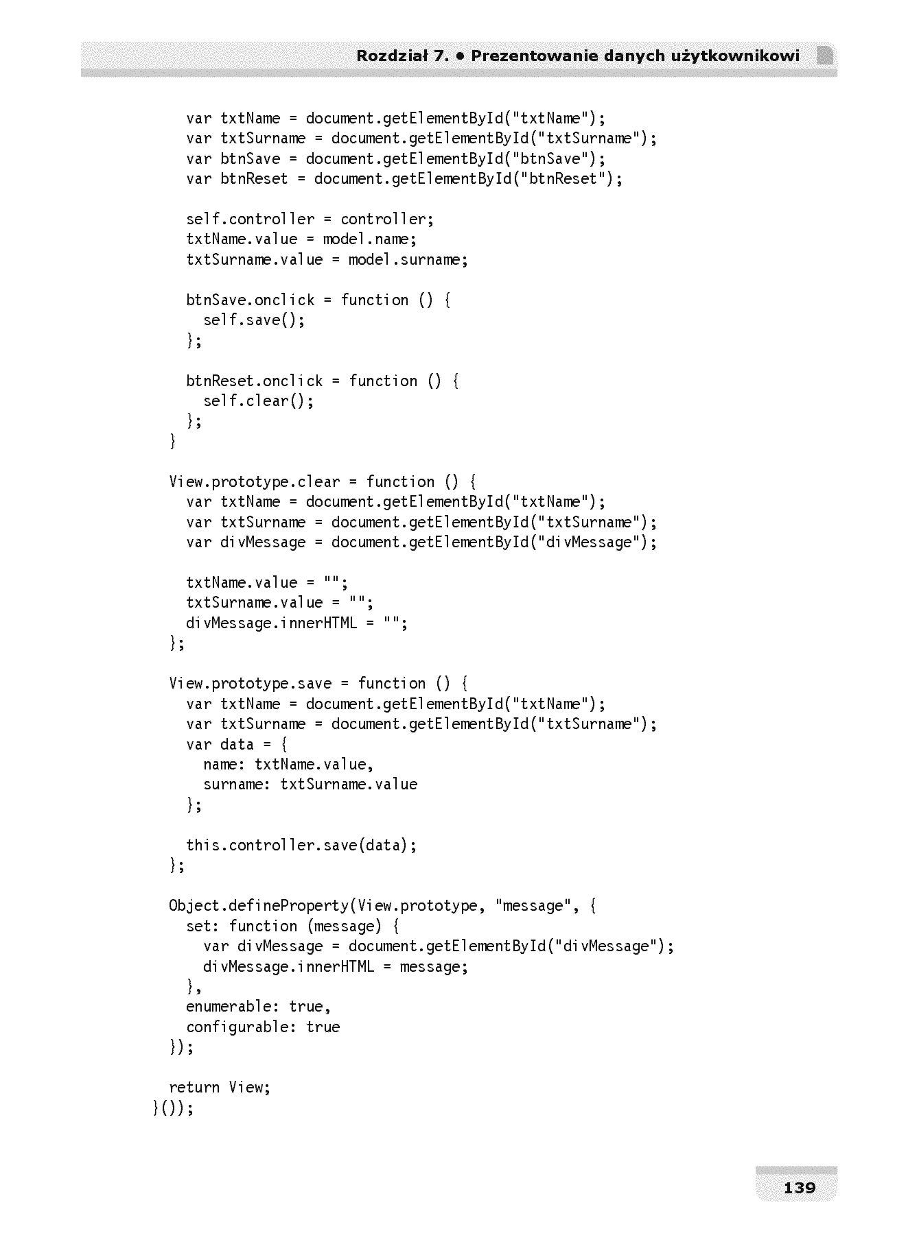 Fragment „Mistrzowski JavaScript. Programowanie zorientowane obiektowo” — strona 13 z 30