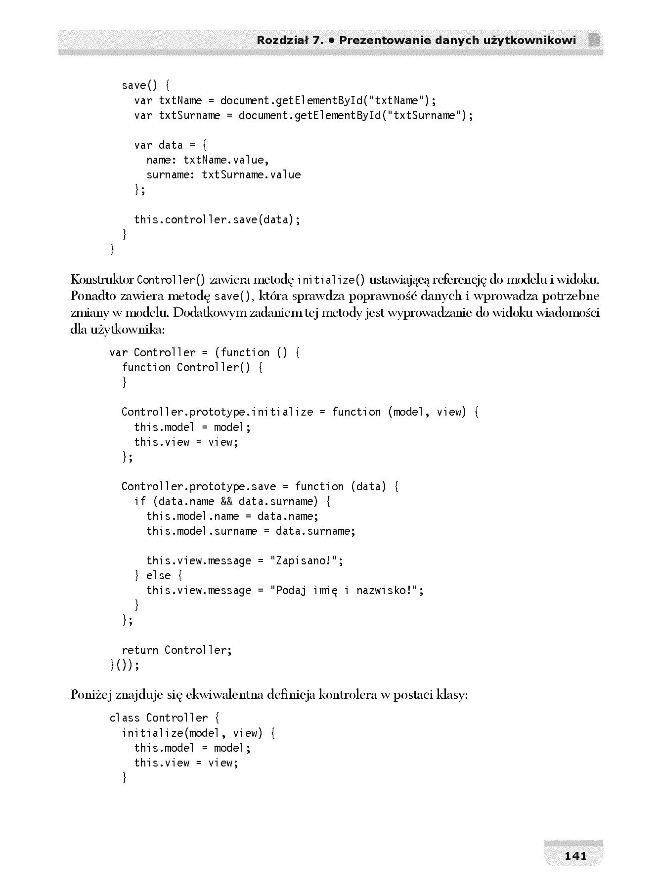 Fragment „Mistrzowski JavaScript. Programowanie zorientowane obiektowo” — strona 15 z 30