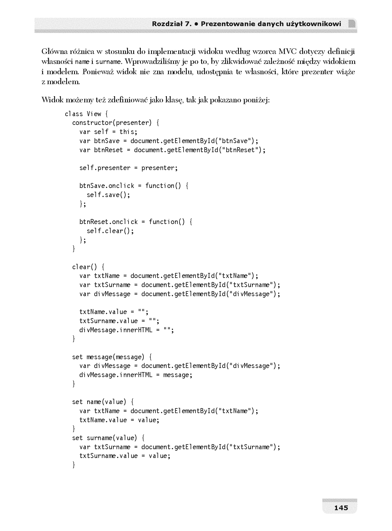 Fragment „Mistrzowski JavaScript. Programowanie zorientowane obiektowo” — strona 19 z 30