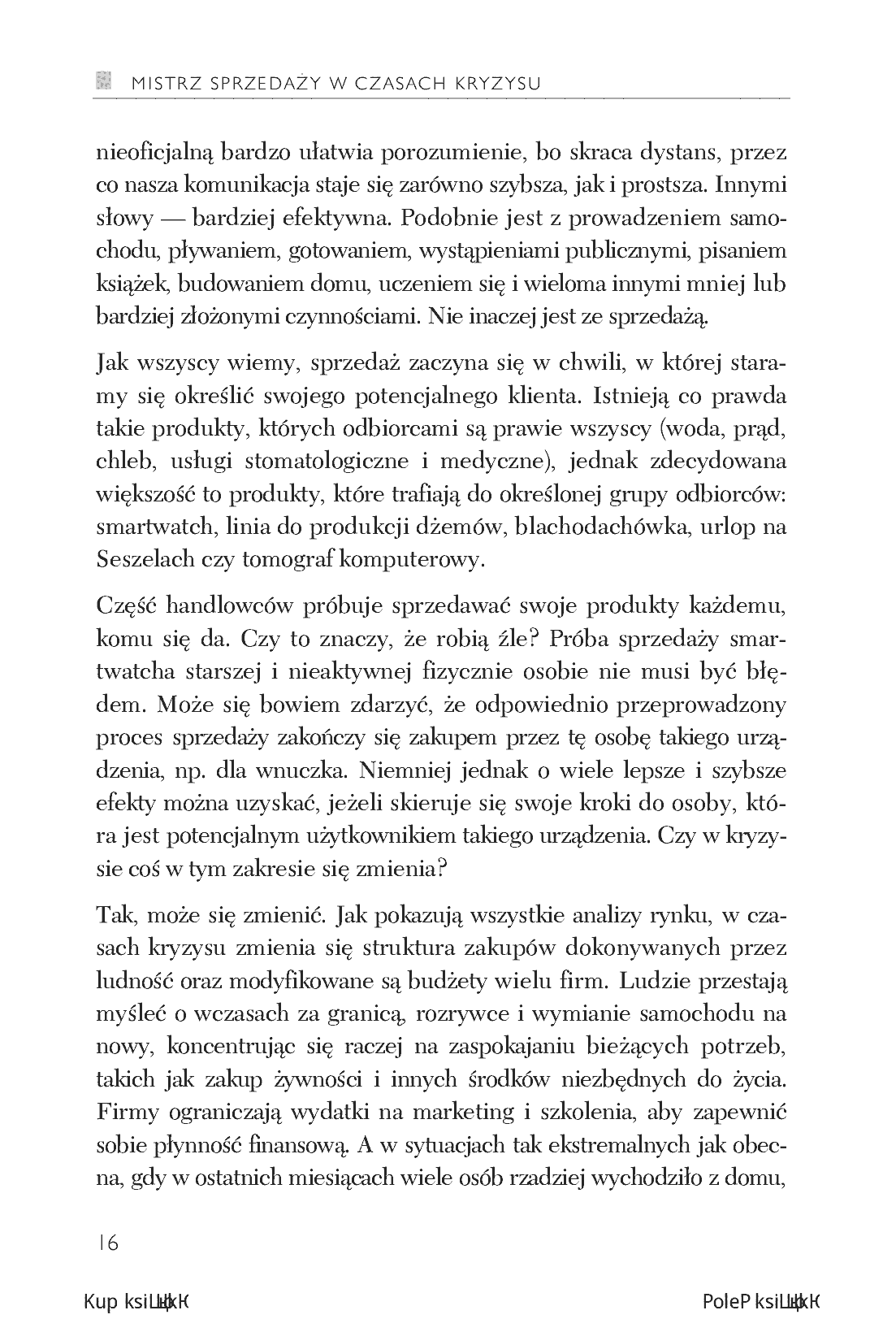 Fragment „Mistrz sprzedaży w czasach kryzysu” — strona 8 z 18