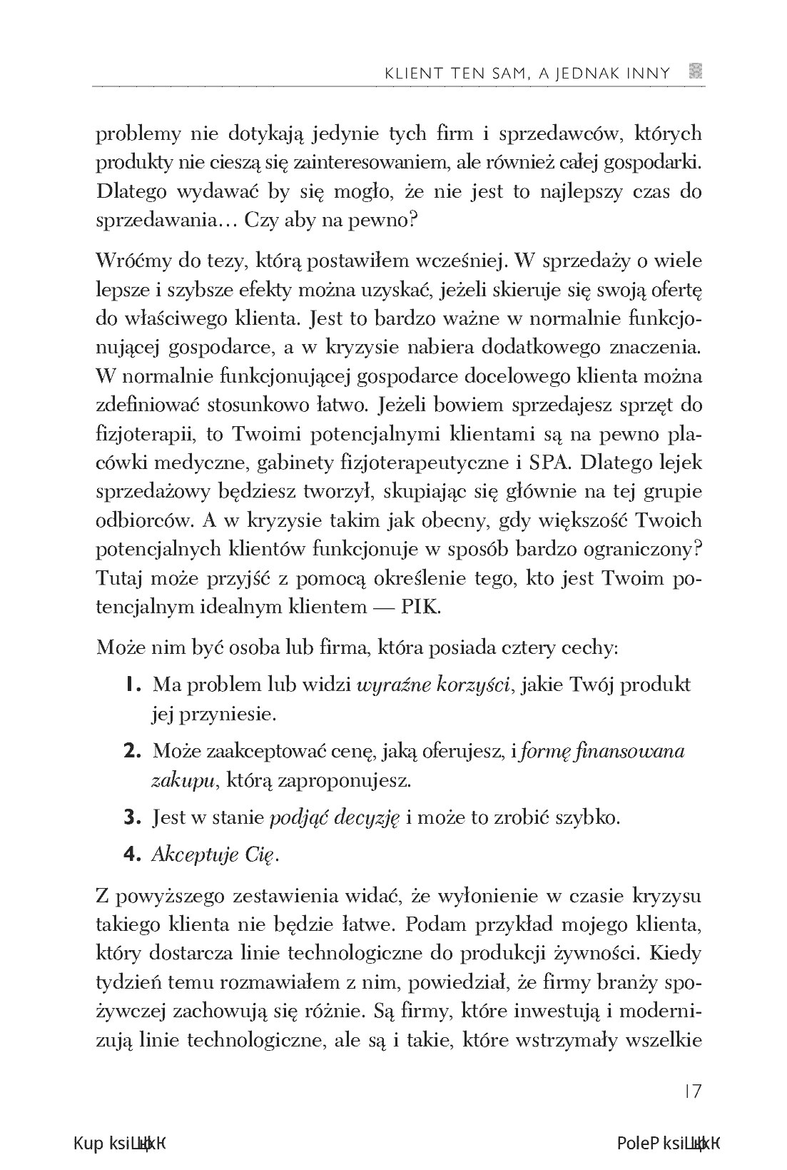 Fragment „Mistrz sprzedaży w czasach kryzysu” — strona 9 z 18