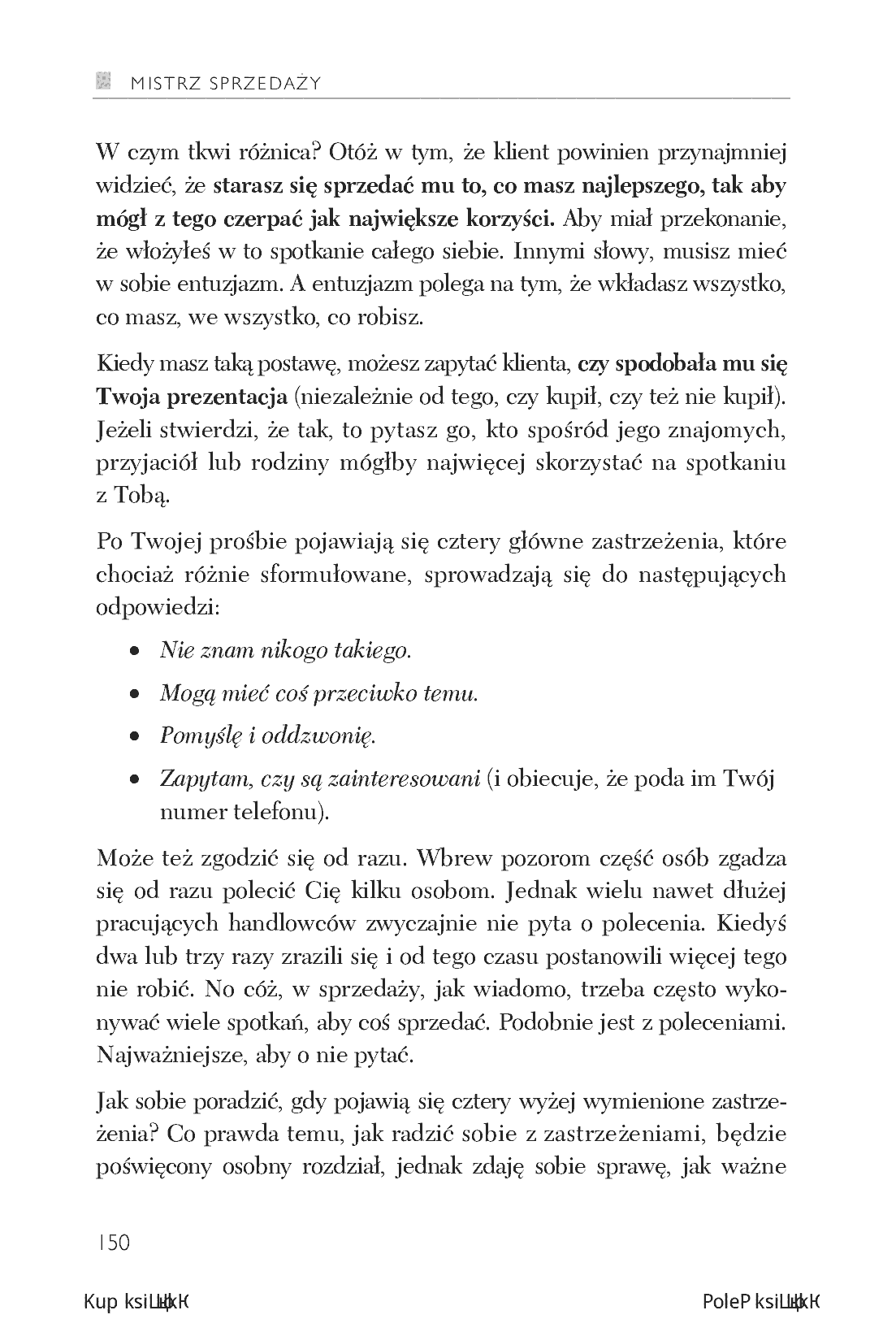 Fragment „Mistrz sprzedaży. Wydanie 4 rozszerzone i uaktualnione” — strona 18 z 28