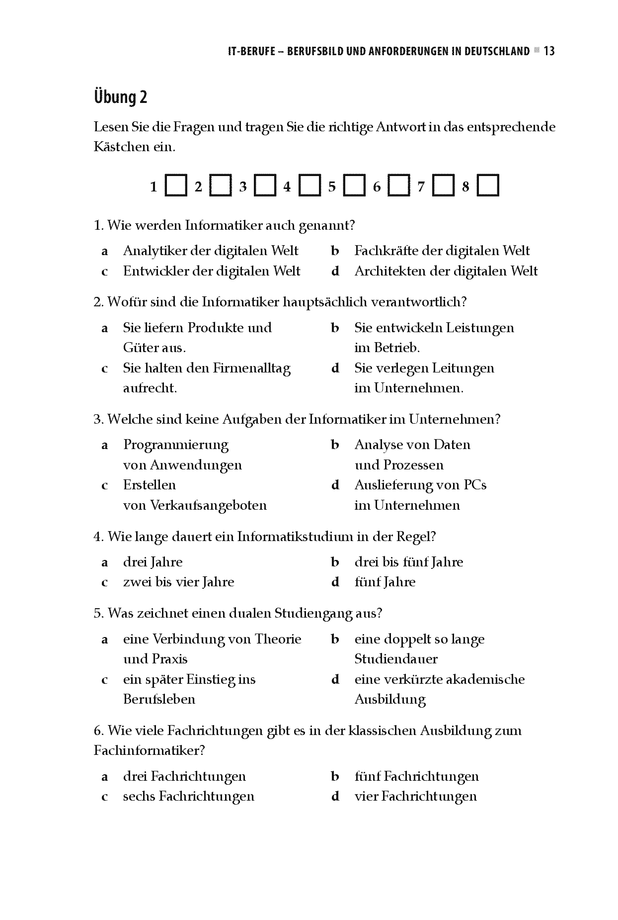 Fragment „Nowoczesny niemiecki dla branży IT. Praktyczne przykłady i ćwiczenia” — strona 13 z 30