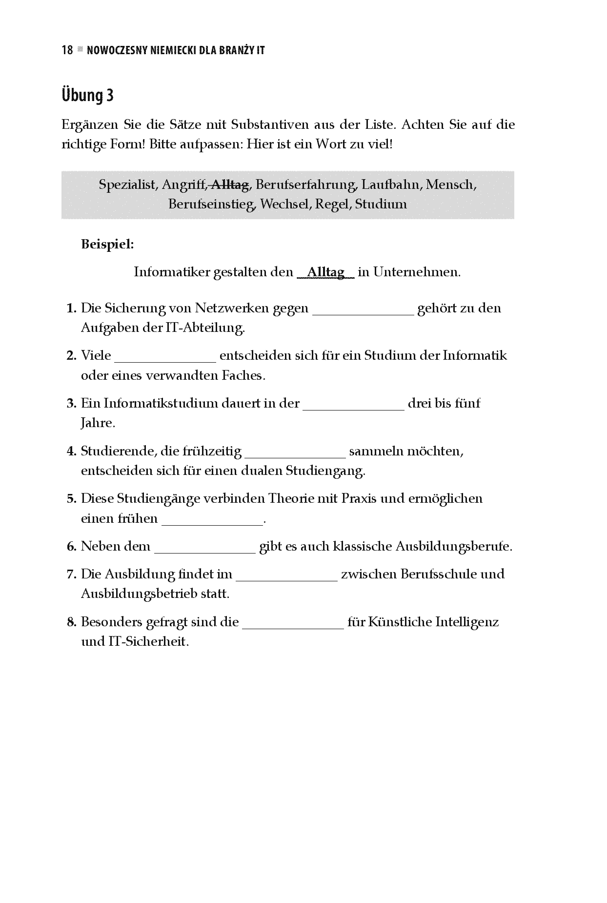 Fragment „Nowoczesny niemiecki dla branży IT. Praktyczne przykłady i ćwiczenia” — strona 18 z 30