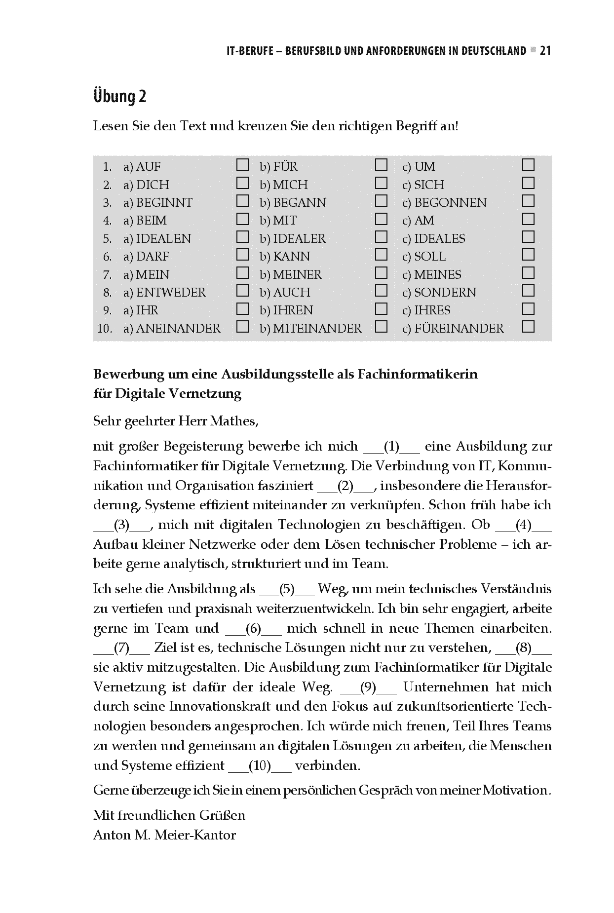 Fragment „Nowoczesny niemiecki dla branży IT. Praktyczne przykłady i ćwiczenia” — strona 21 z 30