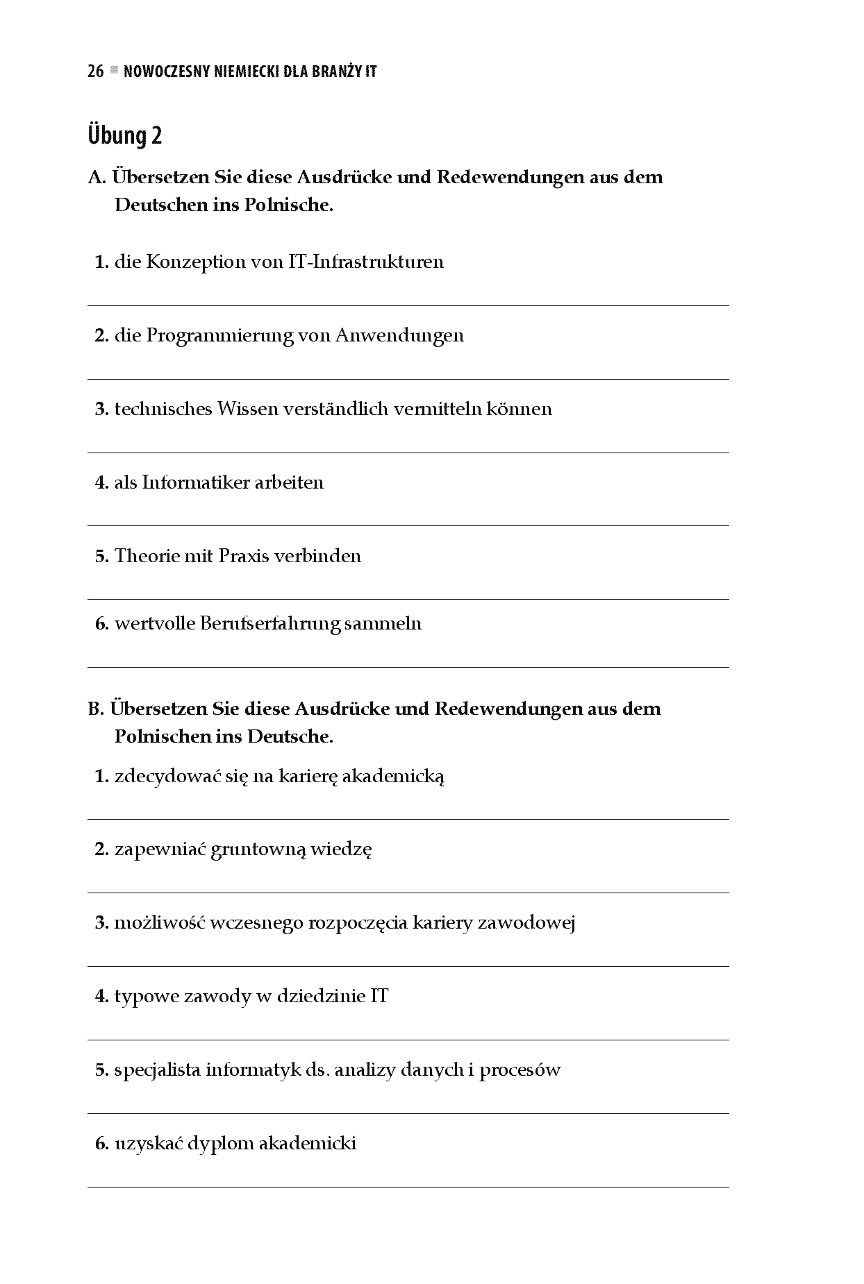 Fragment „Nowoczesny niemiecki dla branży IT. Praktyczne przykłady i ćwiczenia” — strona 26 z 30