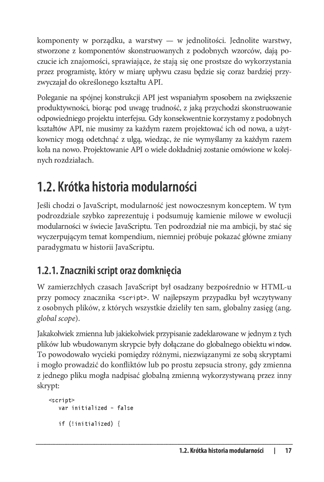 Fragment „Modularny JavaScript dla zaawansowanych” — strona 7 z 30