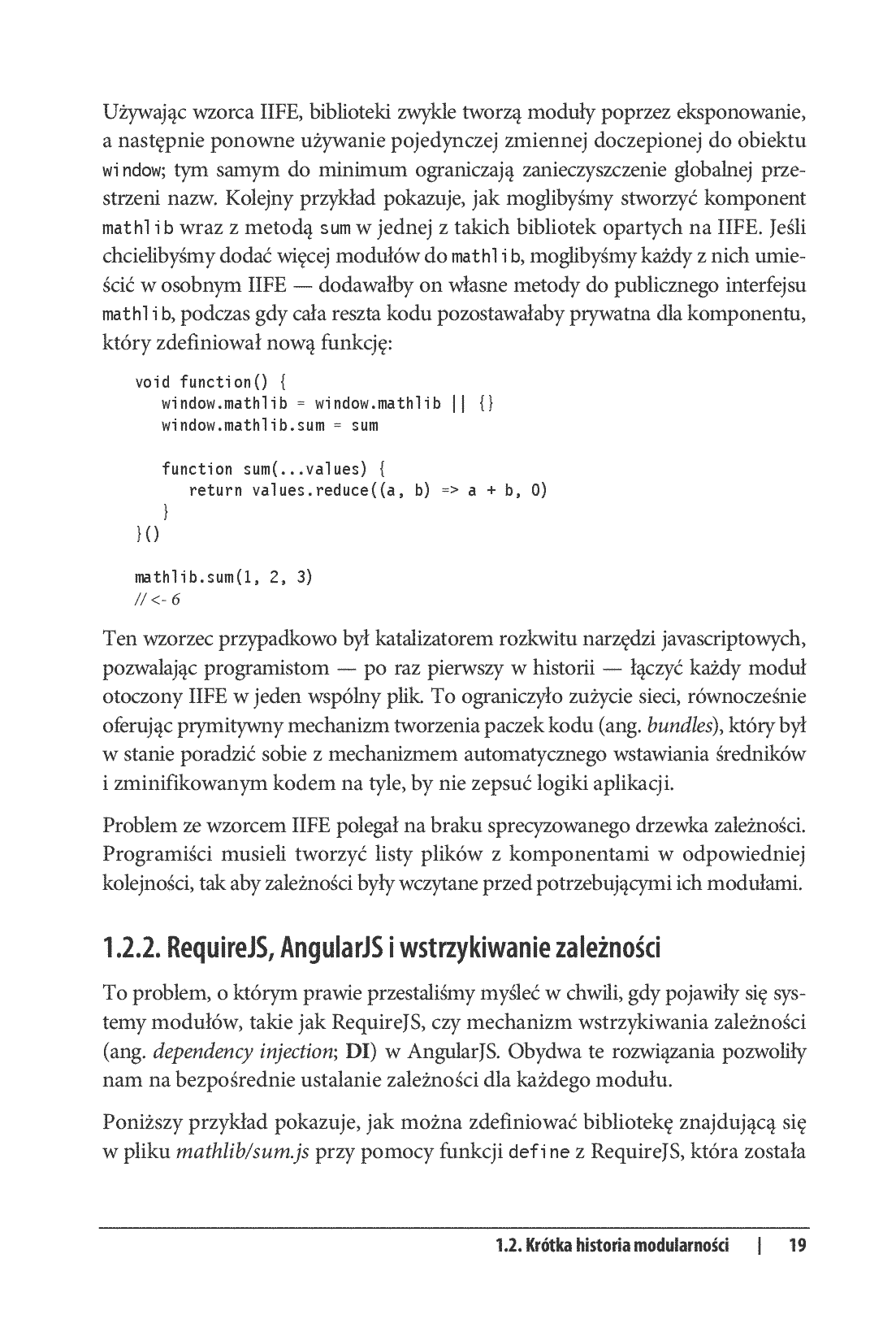 Fragment „Modularny JavaScript dla zaawansowanych” — strona 9 z 30