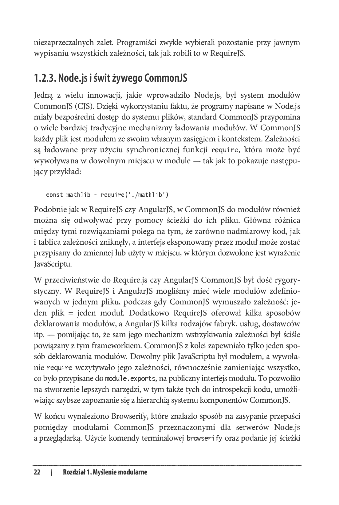 Fragment „Modularny JavaScript dla zaawansowanych” — strona 12 z 30