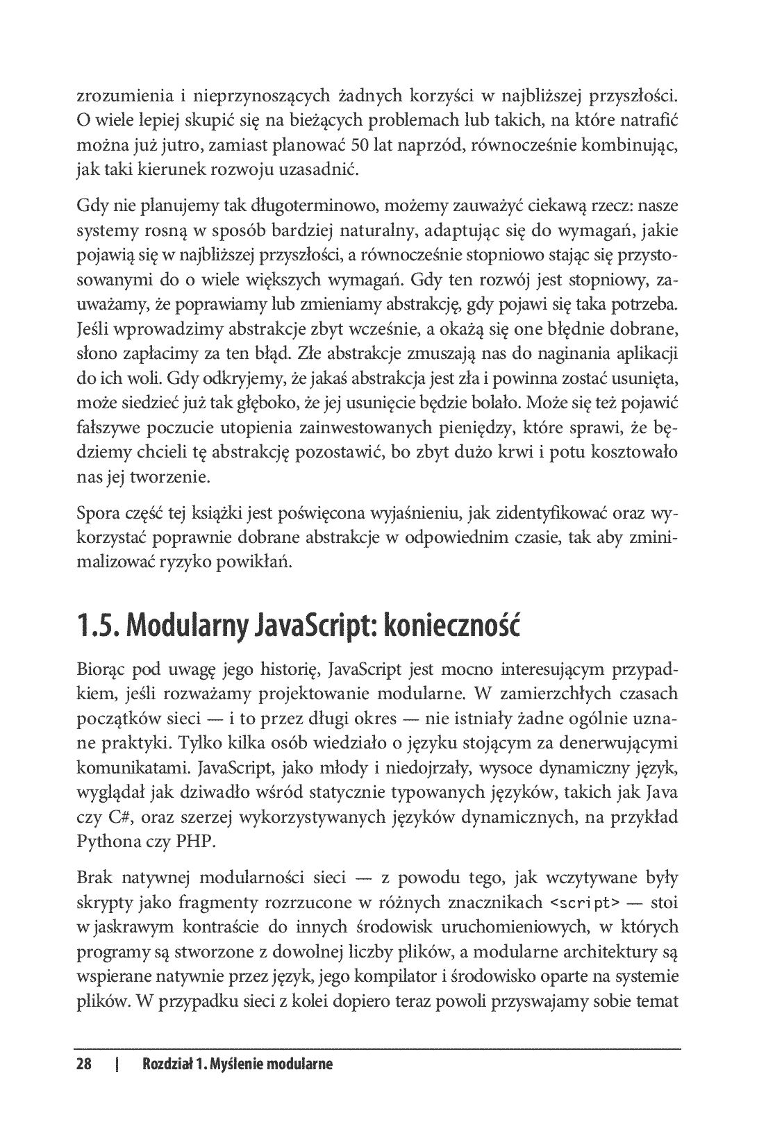 Fragment „Modularny JavaScript dla zaawansowanych” — strona 18 z 30