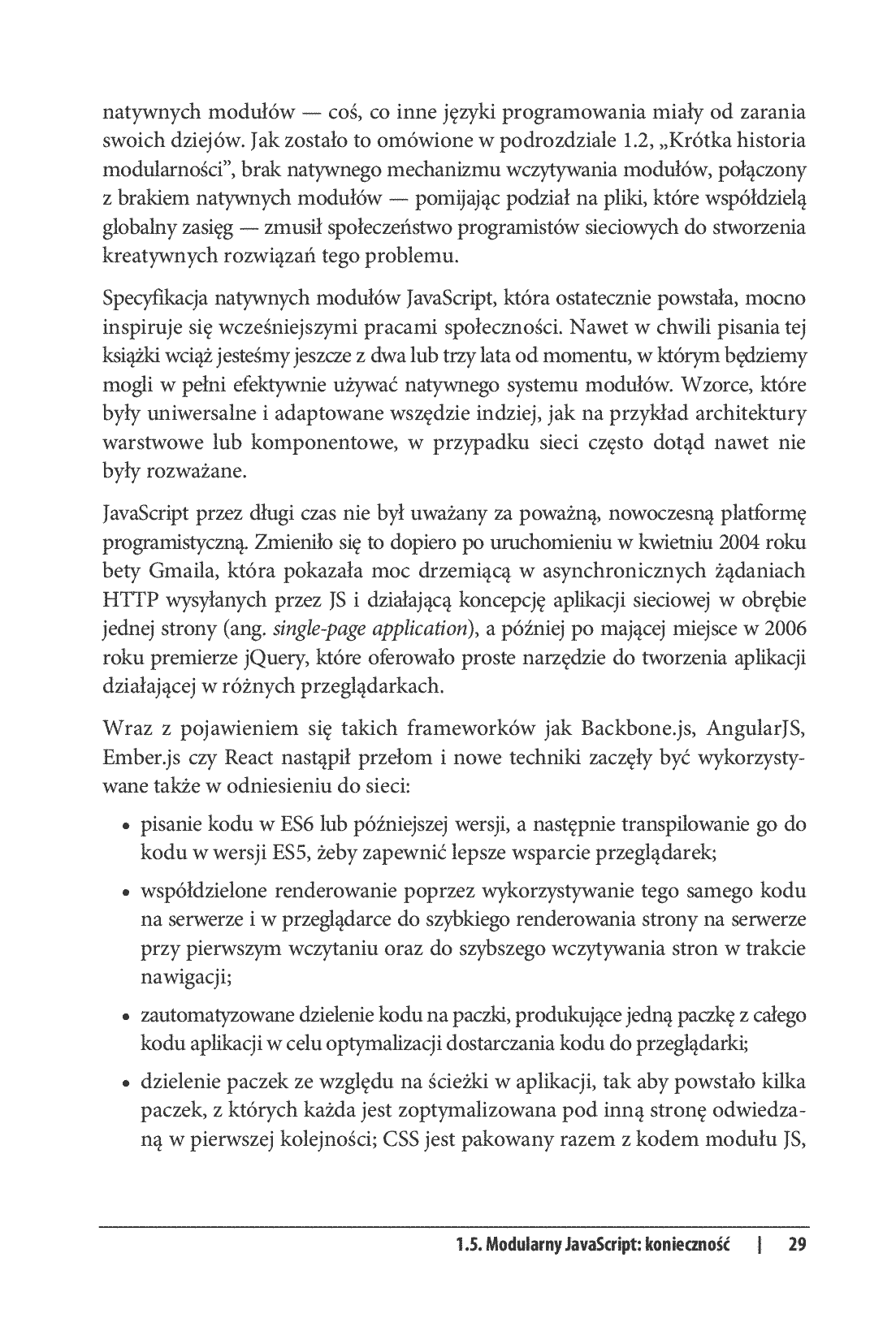 Fragment „Modularny JavaScript dla zaawansowanych” — strona 19 z 30