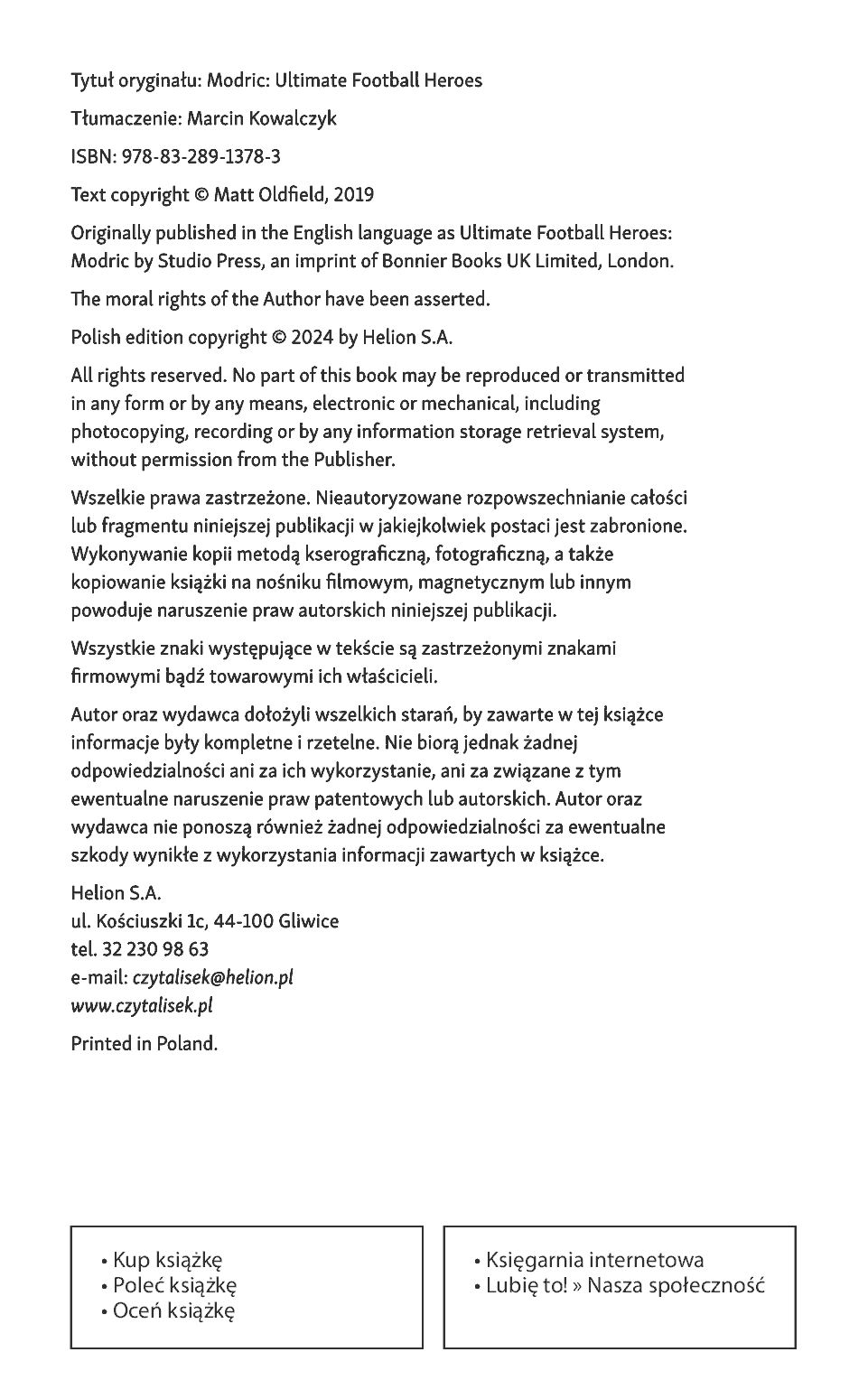 Fragment „Modrić. Najlepsi piłkarze świata” — strona 2 z 14
