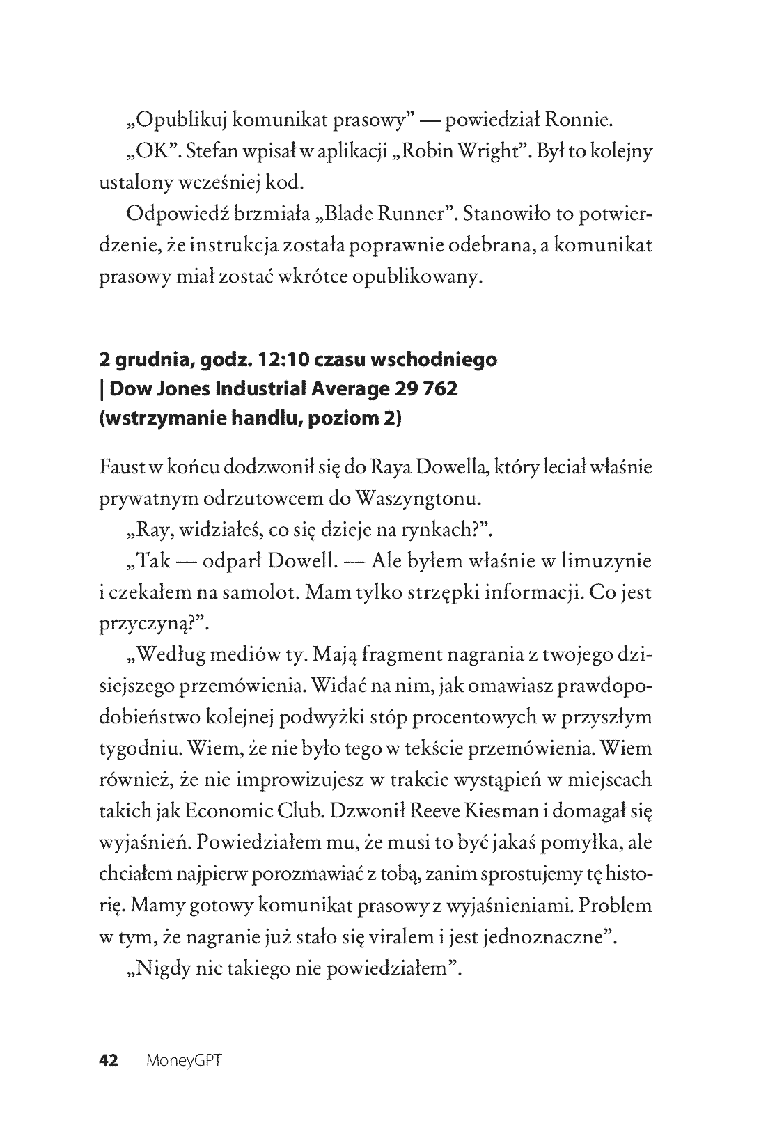Fragment „MoneyGPT. Sztuczna inteligencja i zagrożenie dla globalnej ekonomii” — strona 24 z 30