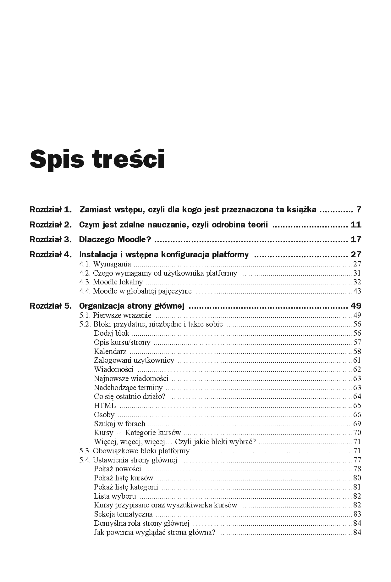 Fragment „Moodle dla nauczycieli i trenerów. Zaplanuj, stwórz i rozwijaj platformę e-learningową. Wydanie II rozszerzone” — strona 3 z 20