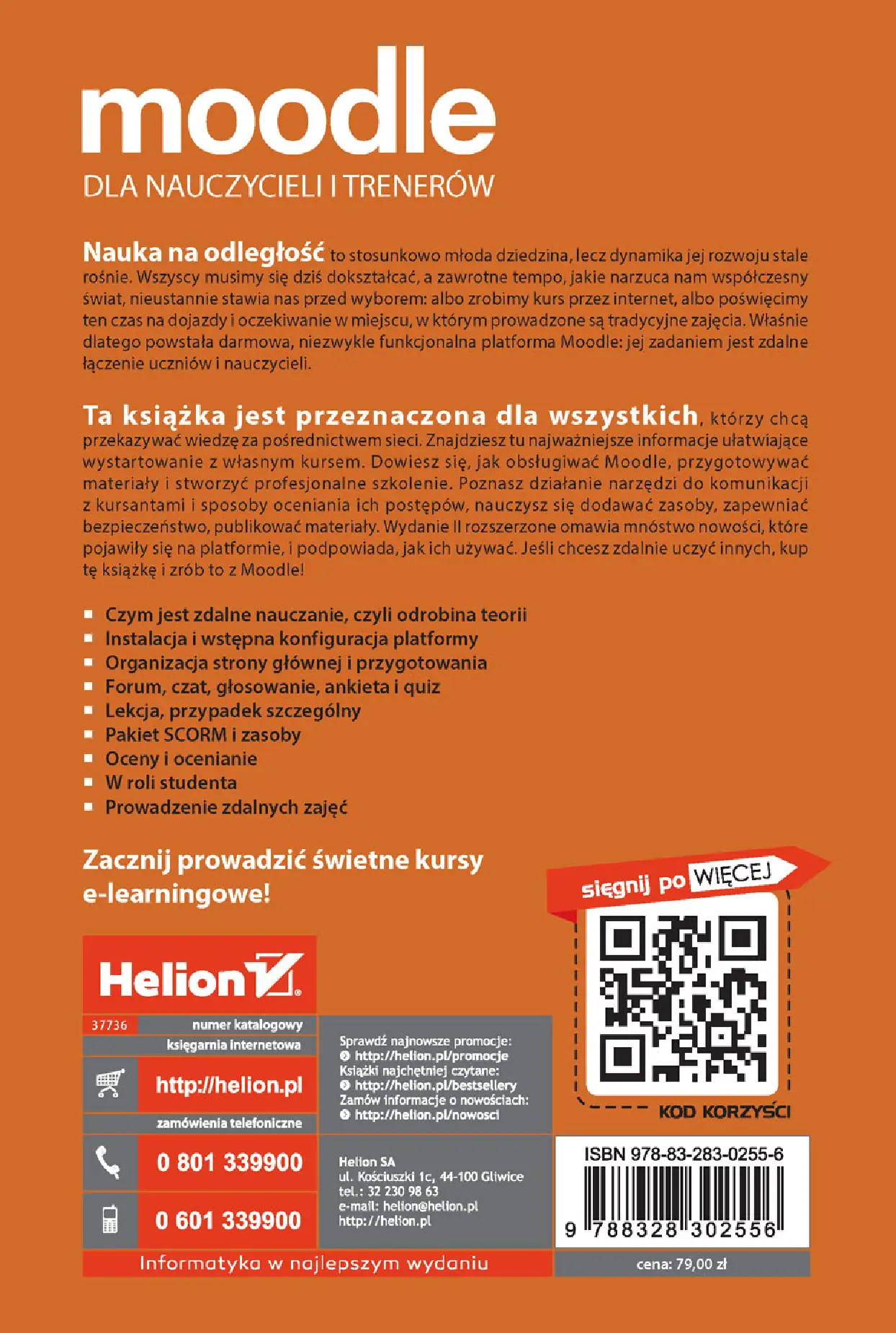Fragment „Moodle dla nauczycieli i trenerów. Zaplanuj, stwórz i rozwijaj platformę e-learningową. Wydanie II rozszerzone” — strona 20 z 20