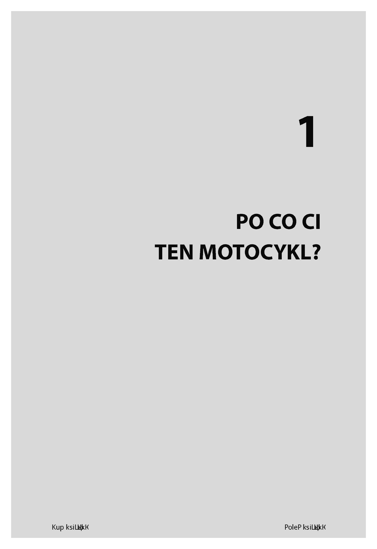 Fragment „Motocykl po czterdziestce (zamiast kochanki)” — strona 5 z 24