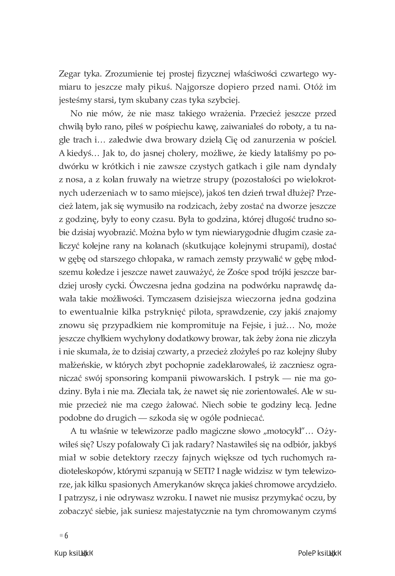 Fragment „Motocykl po czterdziestce (zamiast kochanki)” — strona 6 z 24