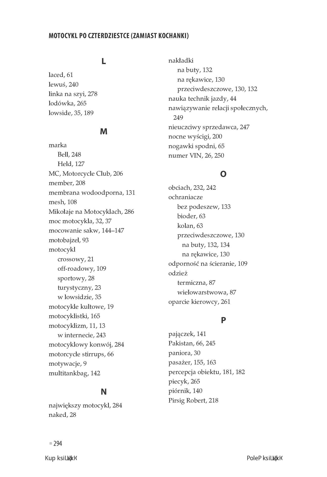 Fragment „Motocykl po czterdziestce (zamiast kochanki)” — strona 20 z 24