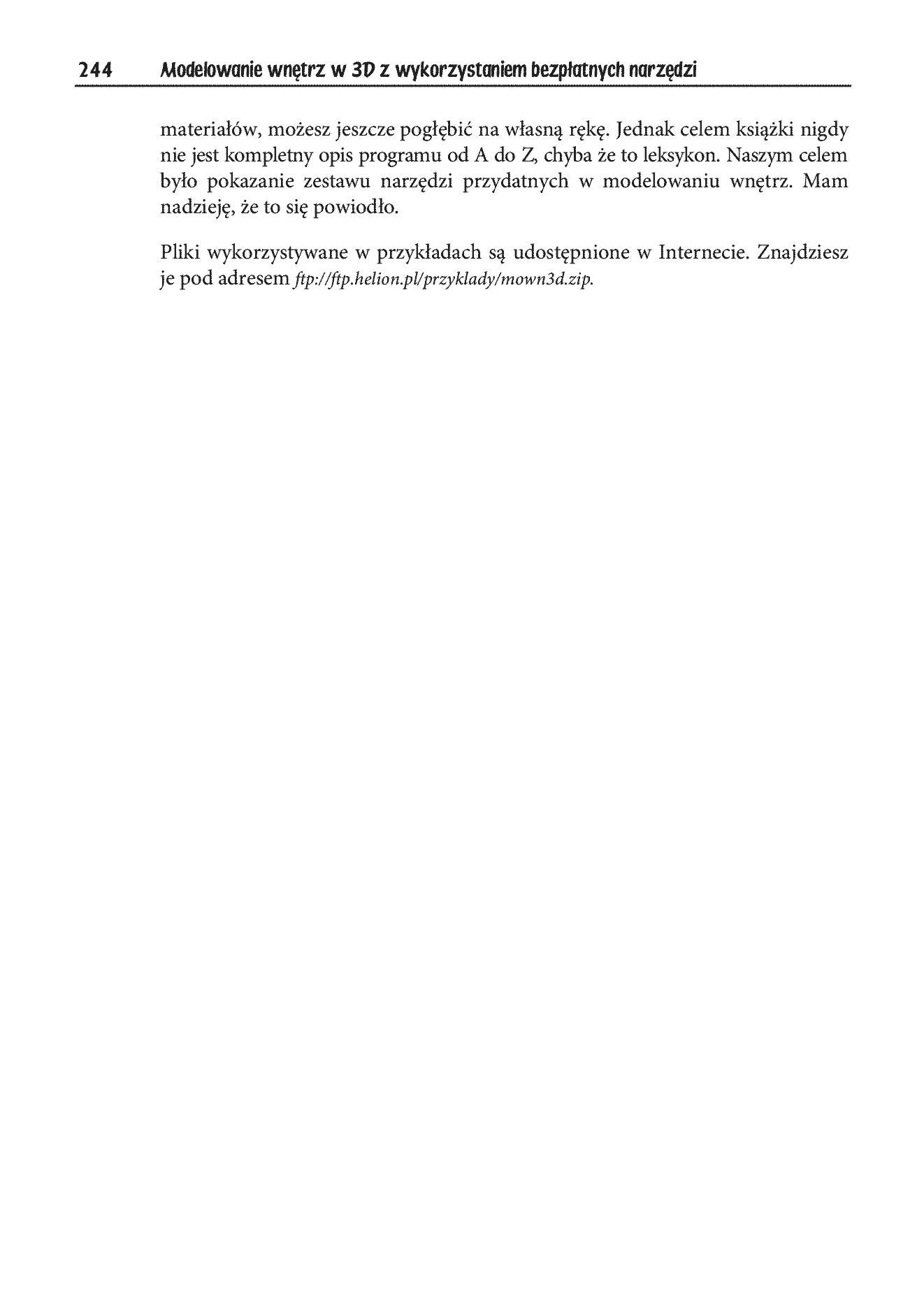 Fragment „Modelowanie wnętrz w 3D z wykorzystaniem bezpłatnych narzędzi” — strona 19 z 20