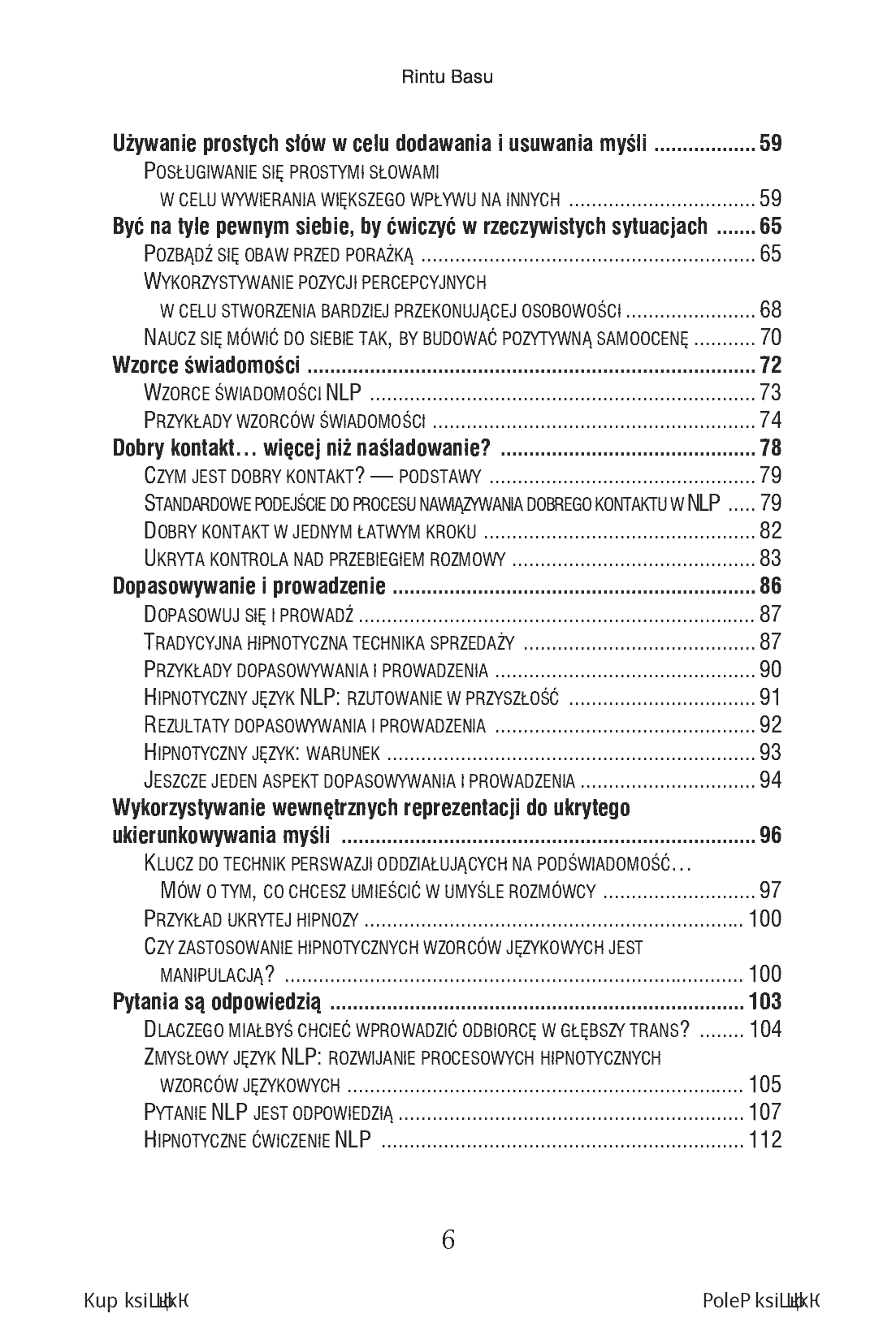 Fragment „Czarna księga perswazji. Używaj NLP, by zdobyć wszystko, czego pragniesz” — strona 4 z 16
