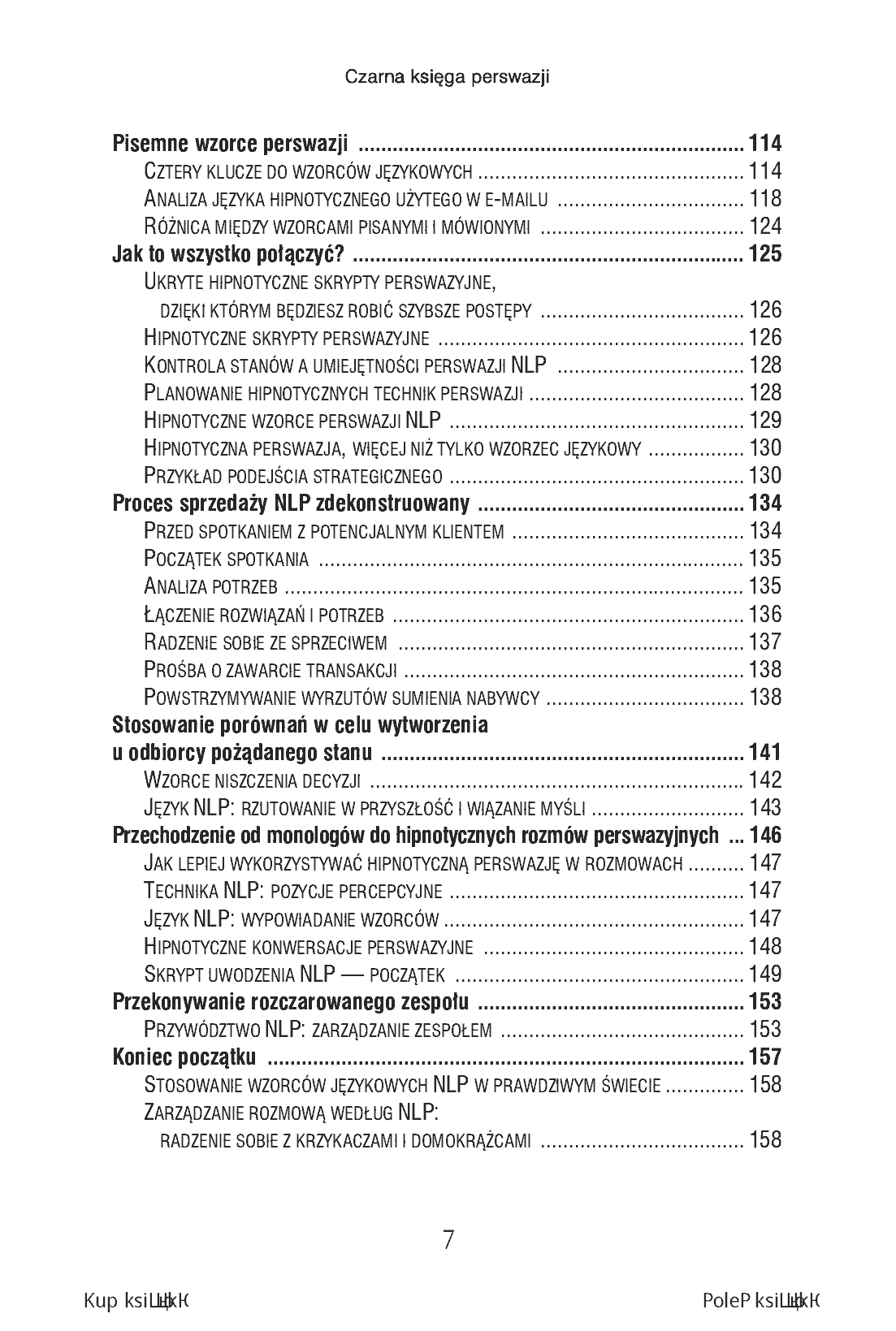 Fragment „Czarna księga perswazji. Używaj NLP, by zdobyć wszystko, czego pragniesz” — strona 5 z 16