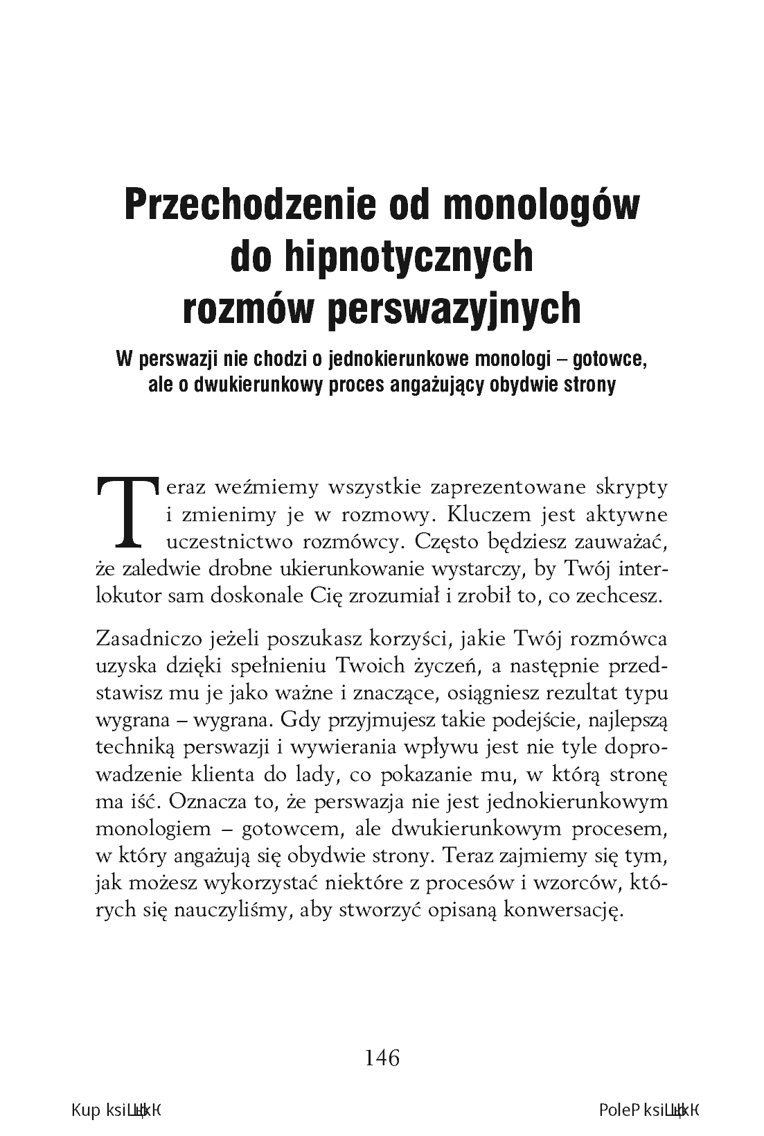 Fragment „Czarna księga perswazji. Używaj NLP, by zdobyć wszystko, czego pragniesz” — strona 10 z 16