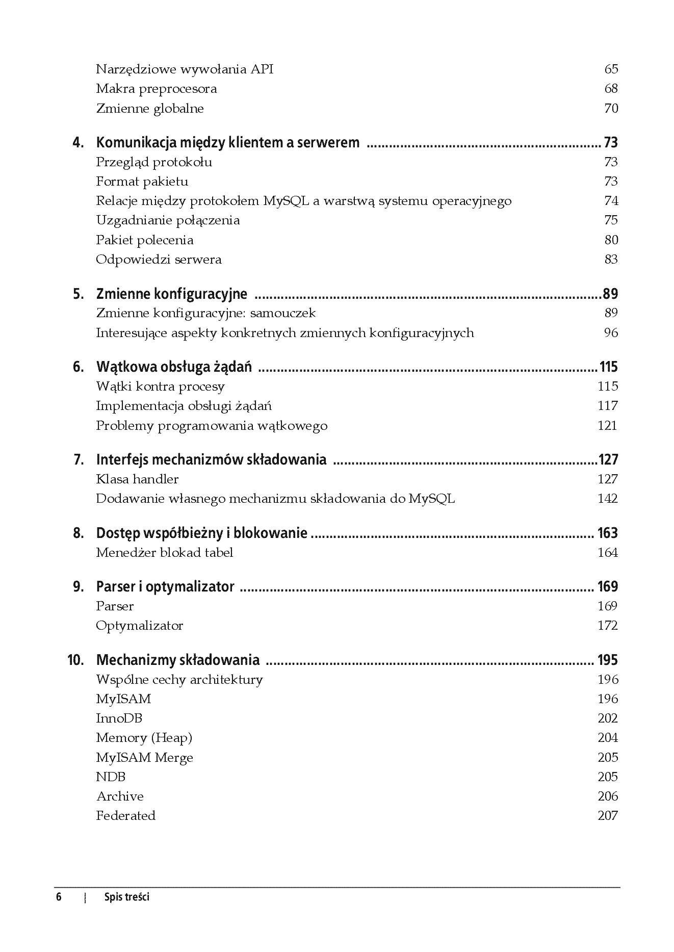 Fragment „MySQL. Mechanizmy wewnętrzne bazy danych” — strona 3 z 15