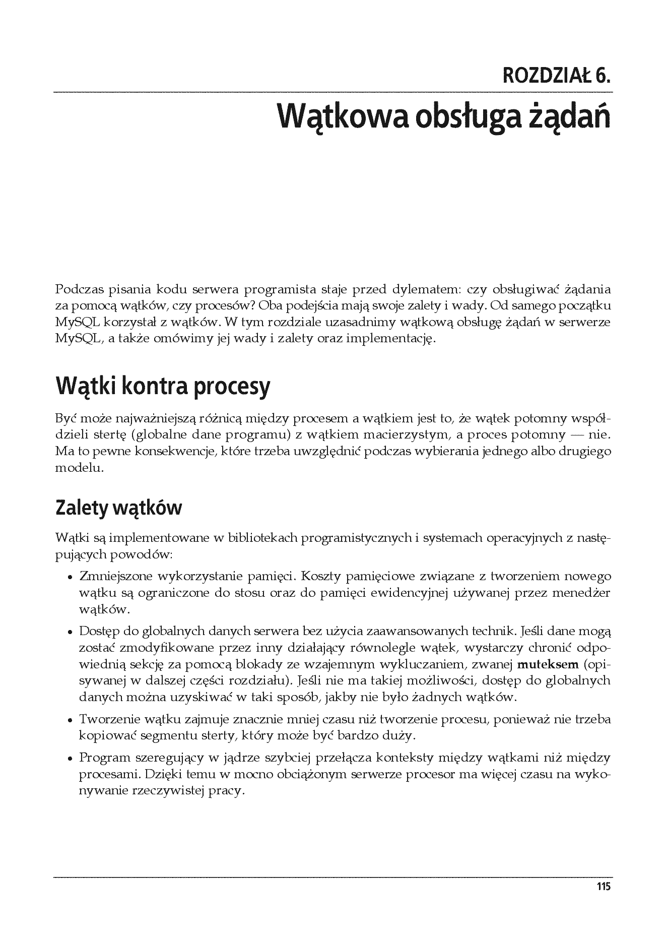 Fragment „MySQL. Mechanizmy wewnętrzne bazy danych” — strona 5 z 15