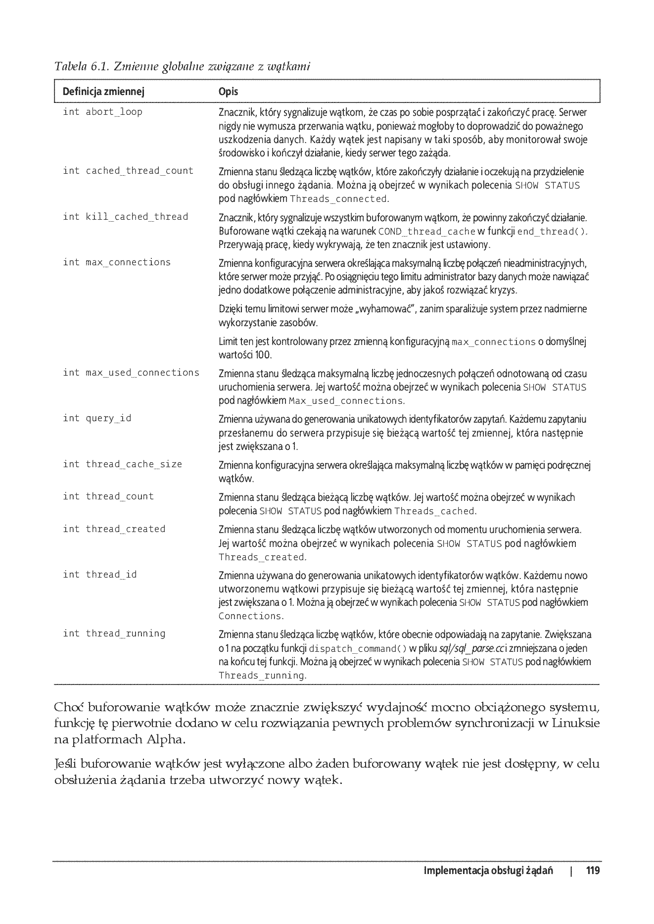 Fragment „MySQL. Mechanizmy wewnętrzne bazy danych” — strona 9 z 15