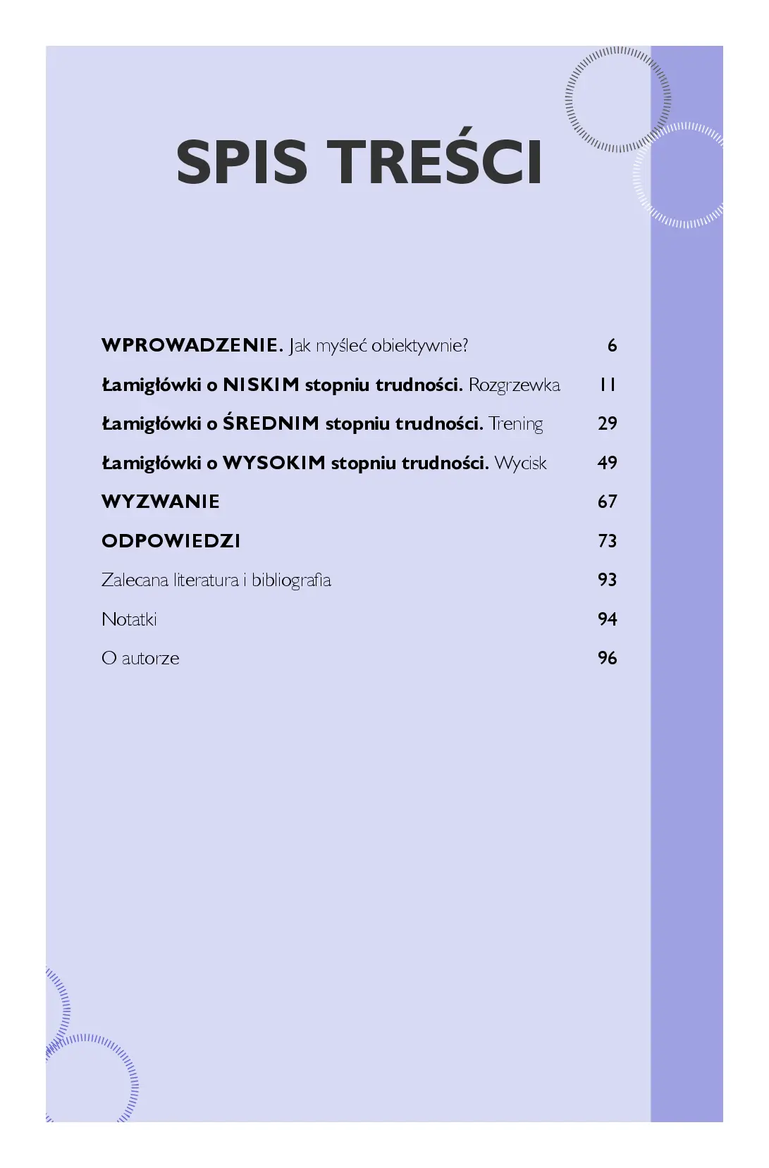 Fragment „Myślę, więc jestem. 50 łamigłówek wspomagających obiektywne myślenie” — strona 3 z 12